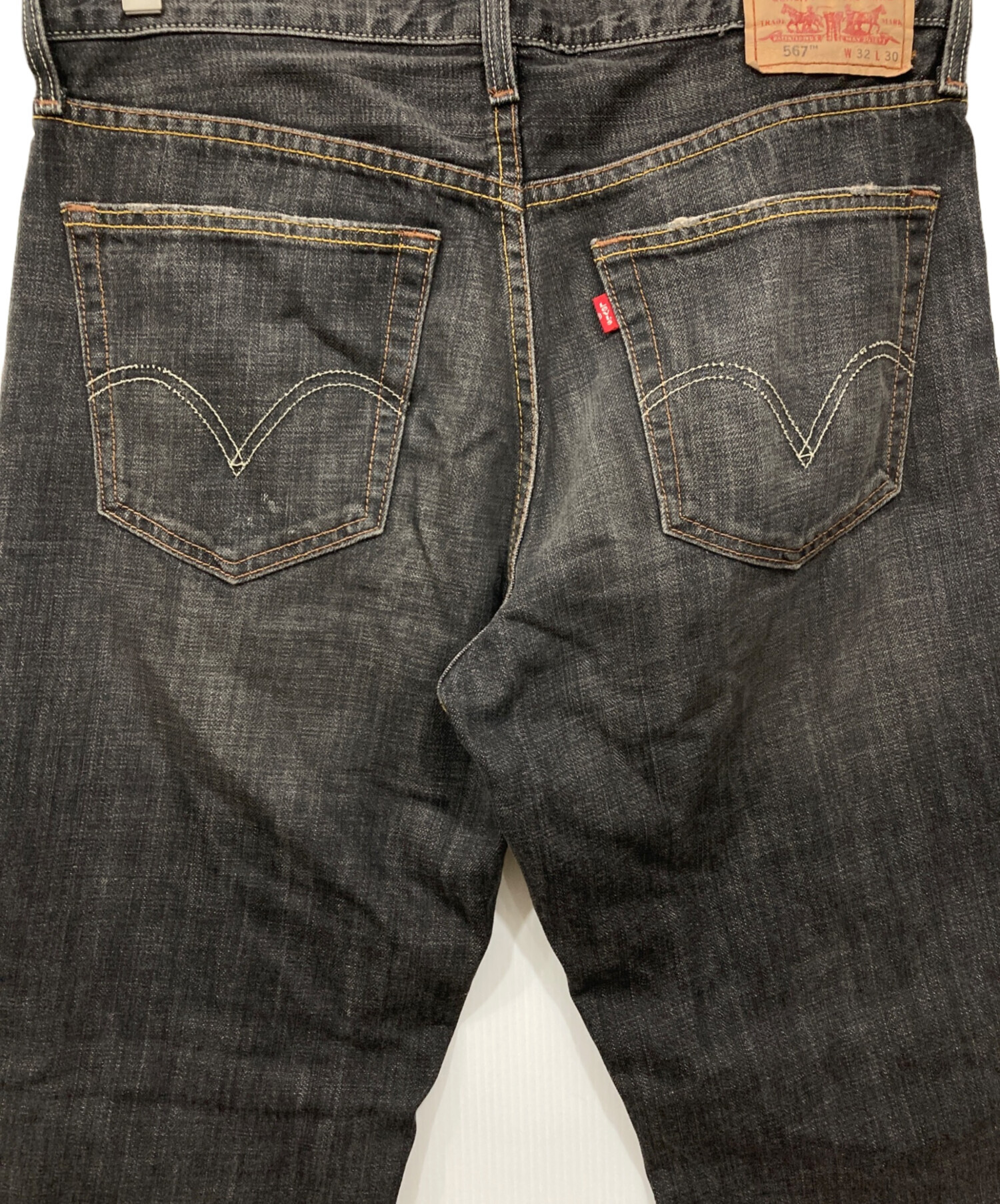 中古・古着通販】LEVI'S (リーバイス) 567 先染めデニムパンツ グレー
