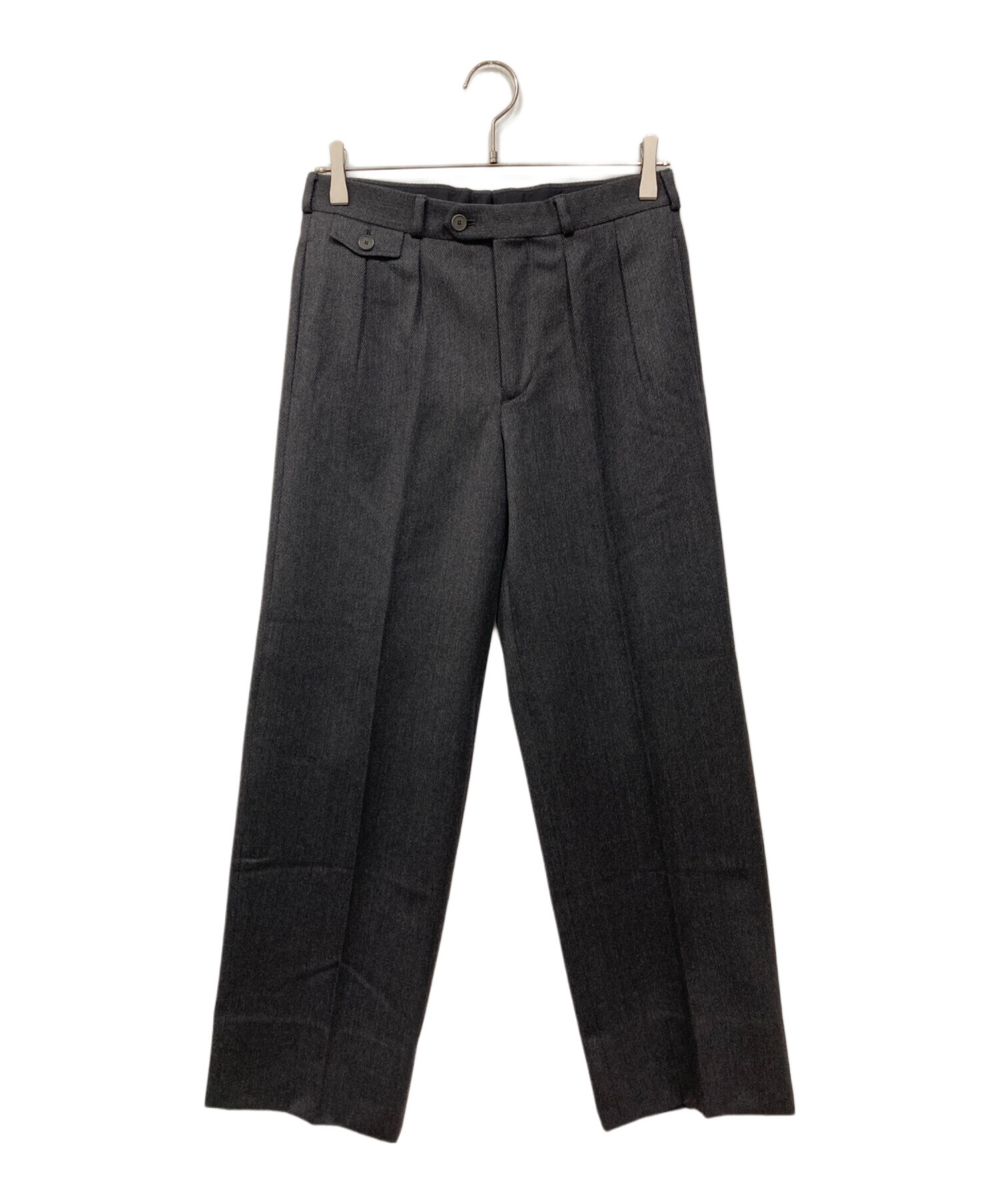 ベルナールザンス BERNARD ZINS グレー 38 スラックス パンツ 中古・古着通販】BEAMS F (ビームスエフ) BERNARD ZINS (ベルナール