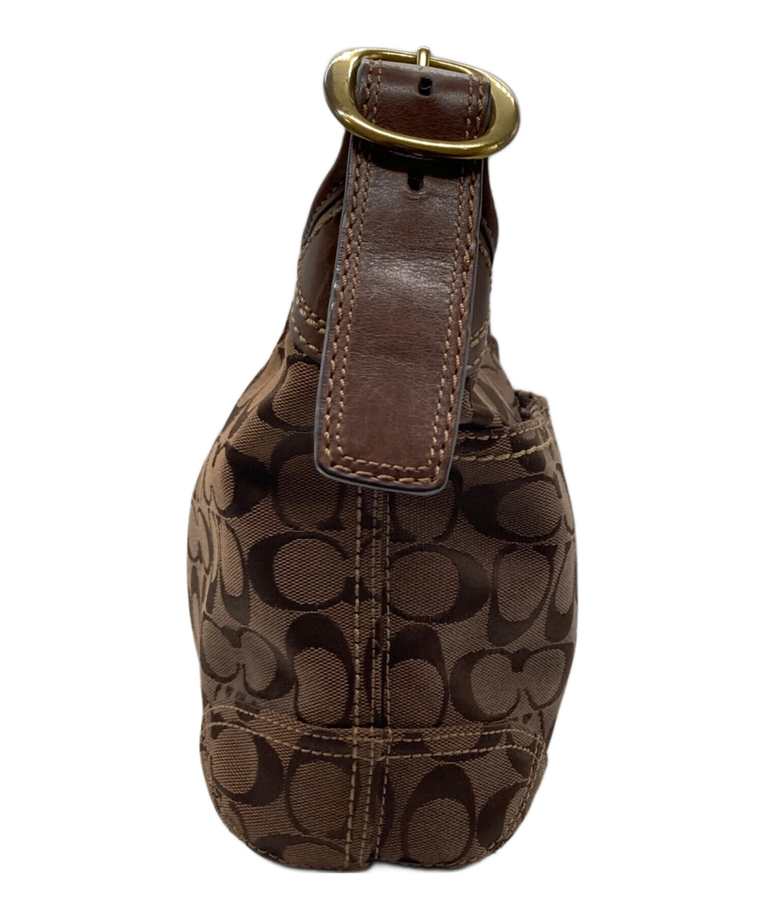 中古・古着通販】COACH (コーチ) シグネチャー ショルダーバッグ