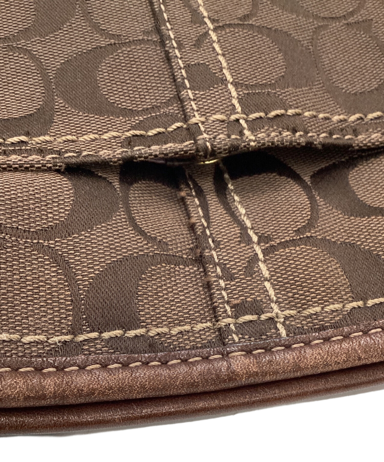 中古・古着通販】COACH (コーチ) シグネチャー ショルダーバッグ