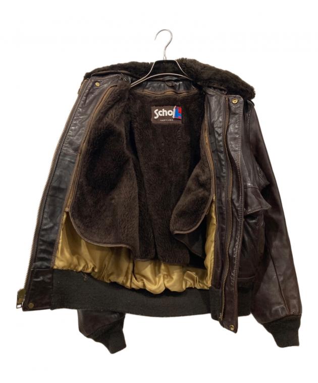 中古・古着通販】Schott (ショット) A-2 レザーフライトジャケット