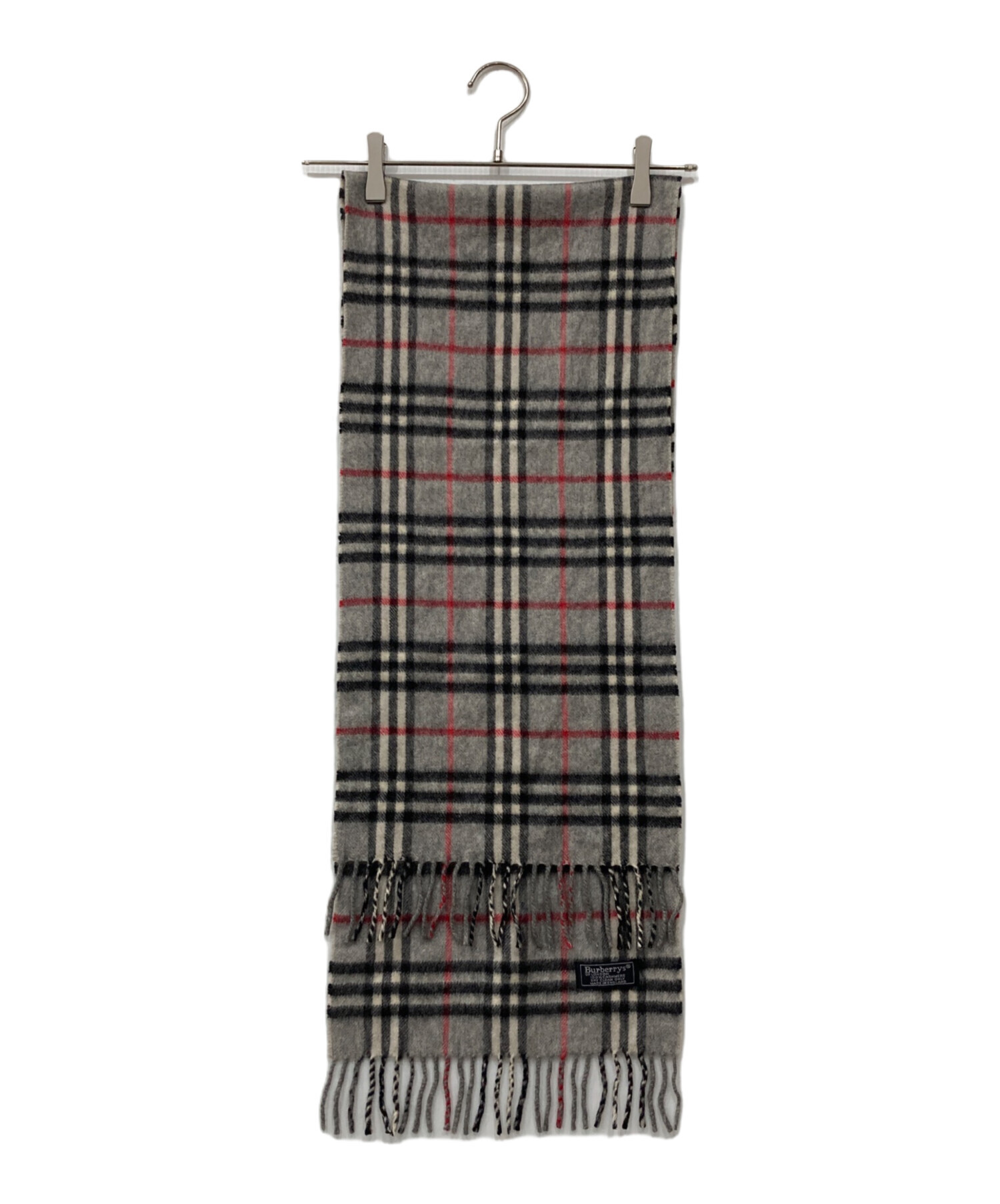 中古・古着通販】Burberry's (バーバリーズ) カシミヤマフラー グレー