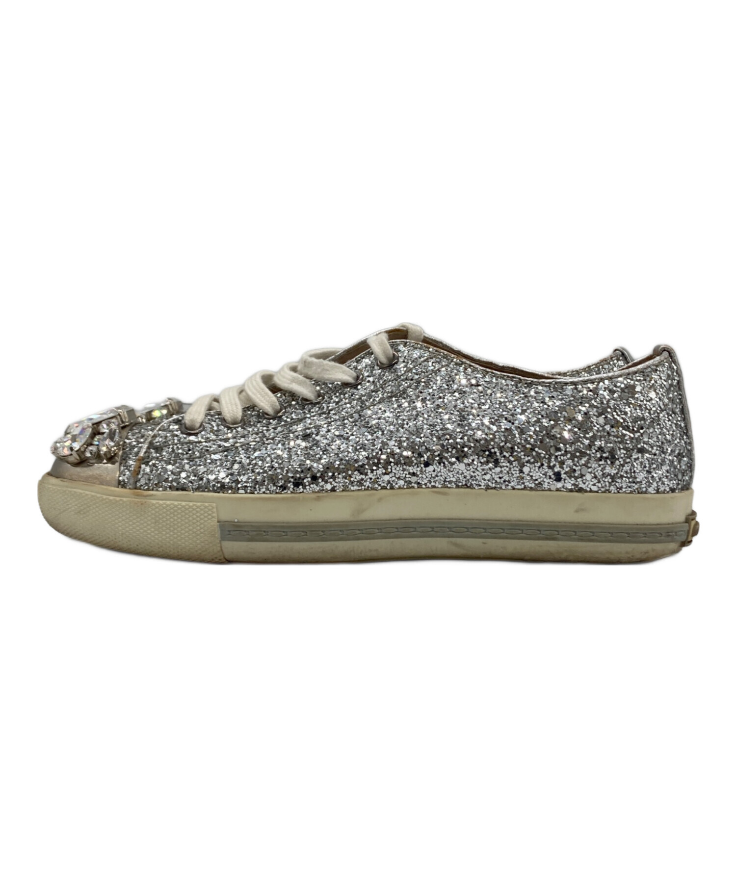 中古・古着通販】MIU MIU (ミュウミュウ) ビジューグリッター