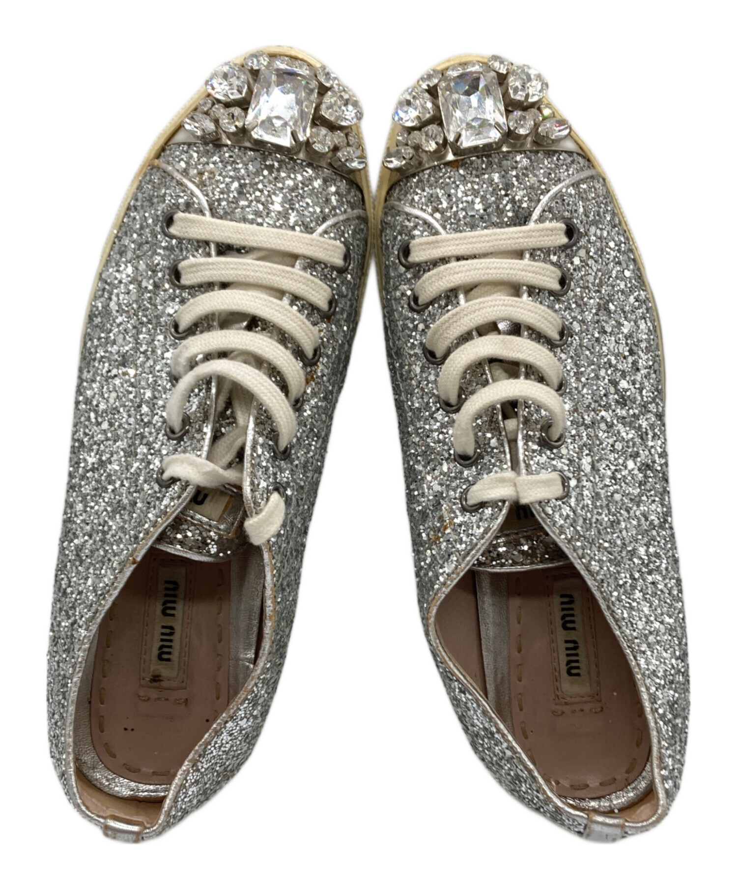中古・古着通販】MIU MIU (ミュウミュウ) ビジューグリッター