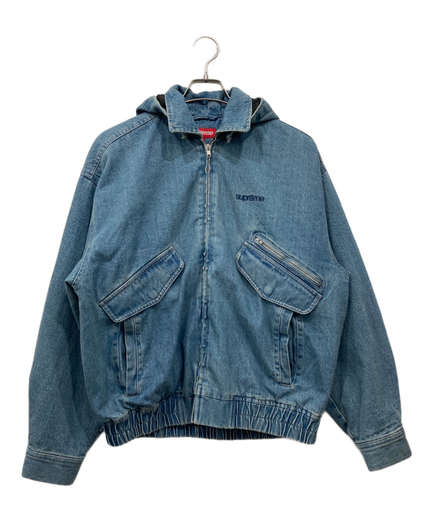Supreme デニム フーデッド ジャケット 中古・古着通販】SUPREME (シュプリーム) フーデッドユーティリティー
