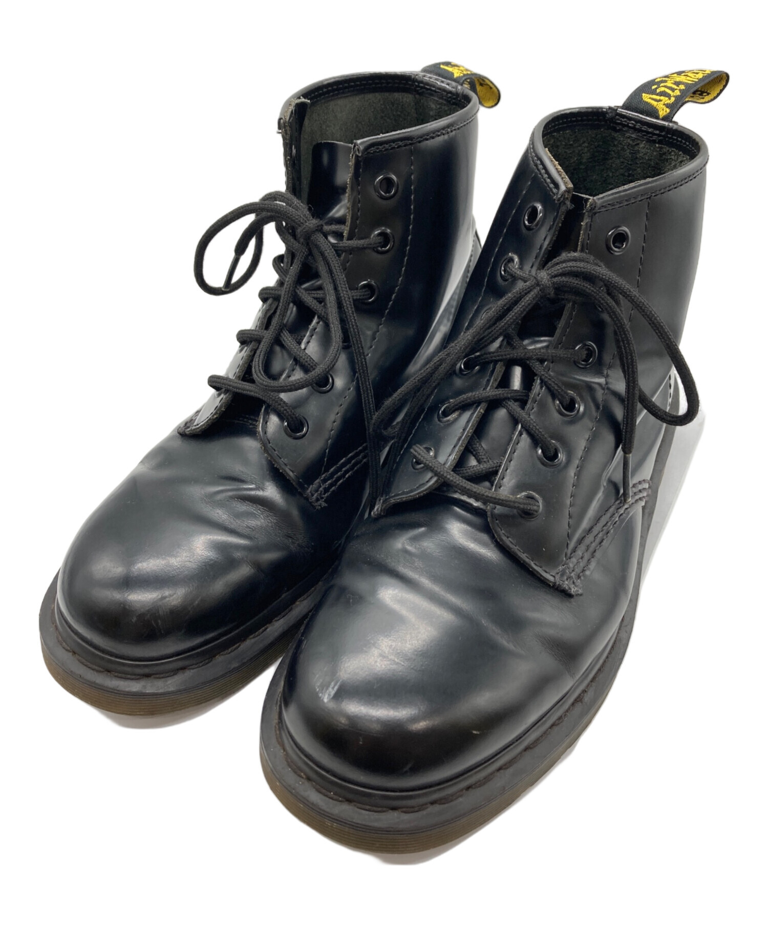 【新古品】Dr.Martens 6ホールブーツ黒 vintage smooth 中古・古着通販】Dr.Martens (ドクターマーチン) 6ホールブーツ