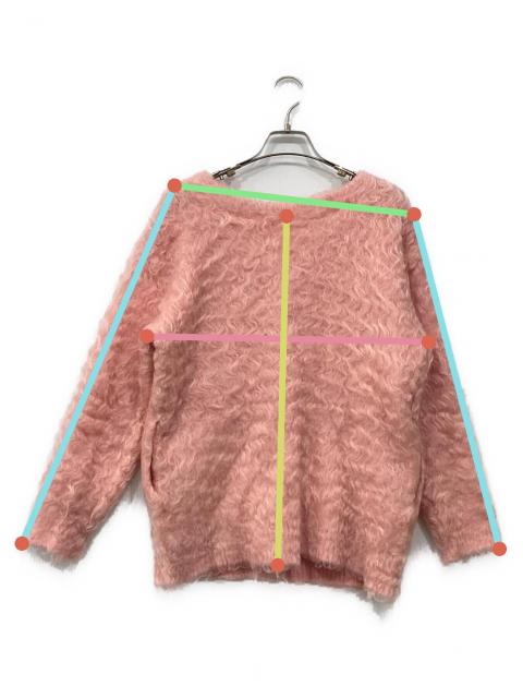 中古・古着通販】Aimeine (エメイン) シャギーモヘヤカーディガン