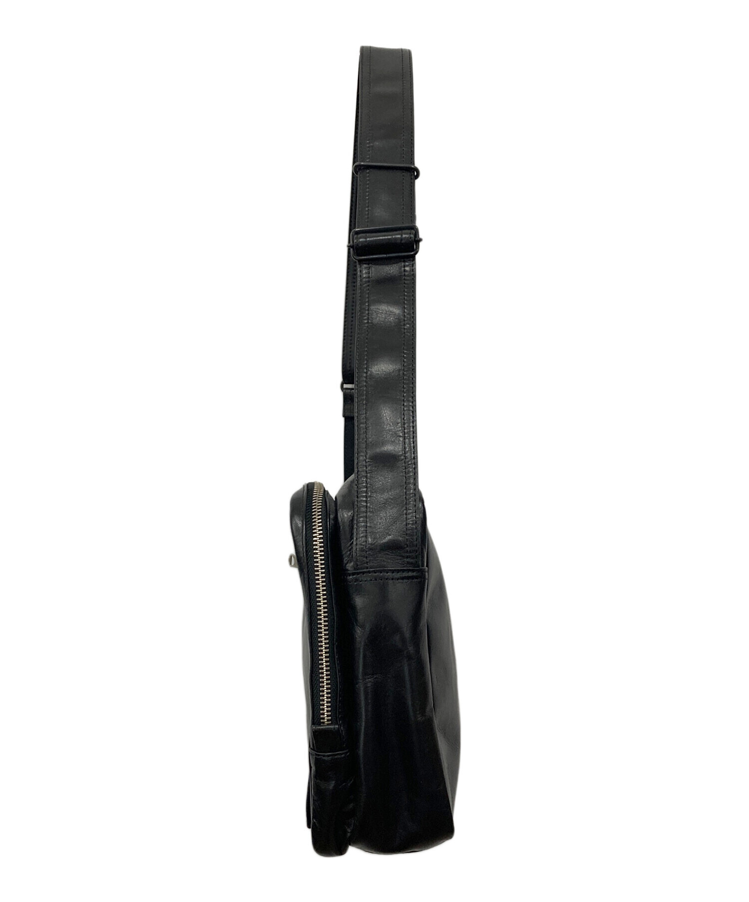 中古・古着通販】PORTER (ポーター) レザースクエアショルダーバッグ