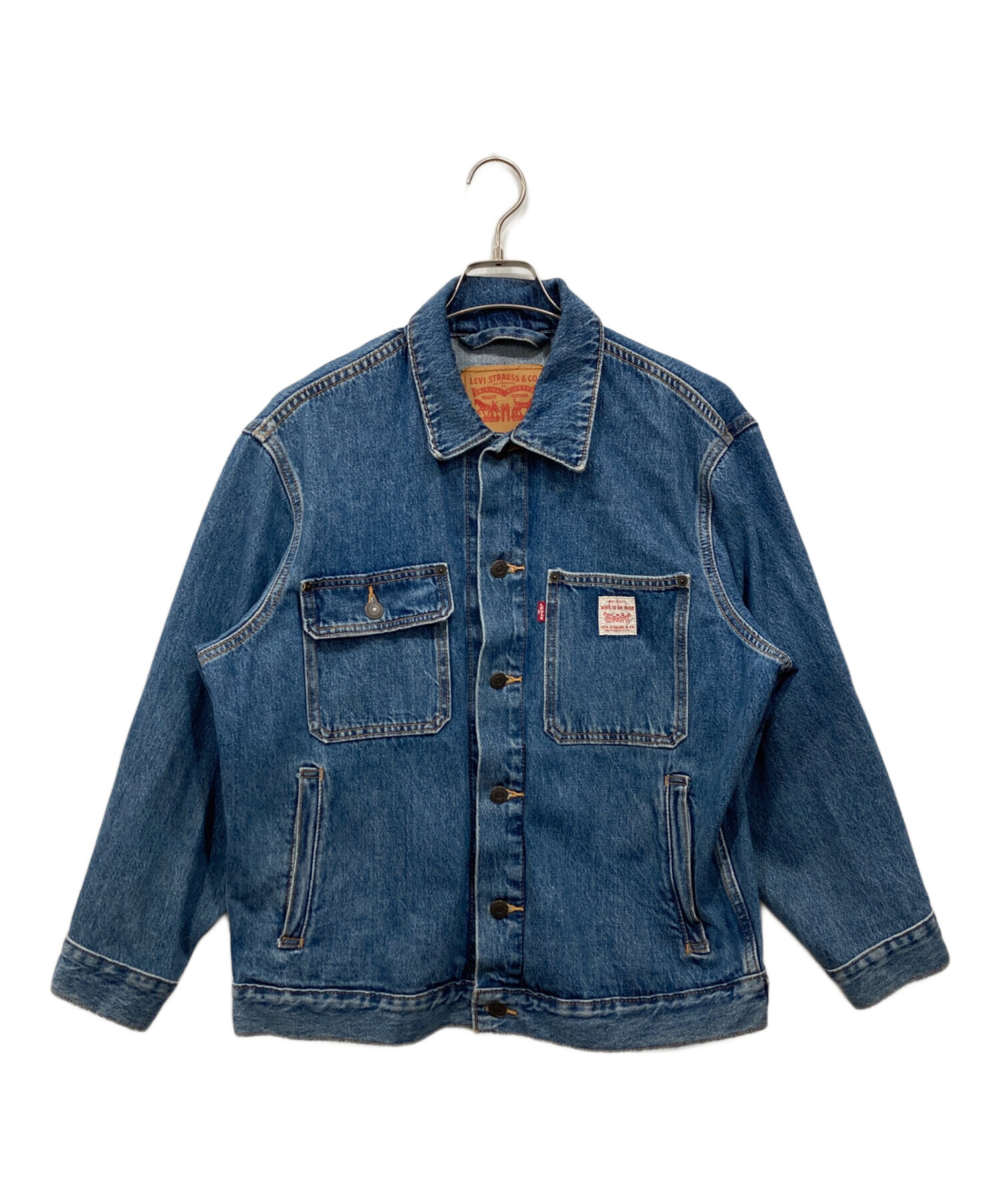 中古・古着通販】LEVI'S (リーバイス) デニムジャケット インディゴ