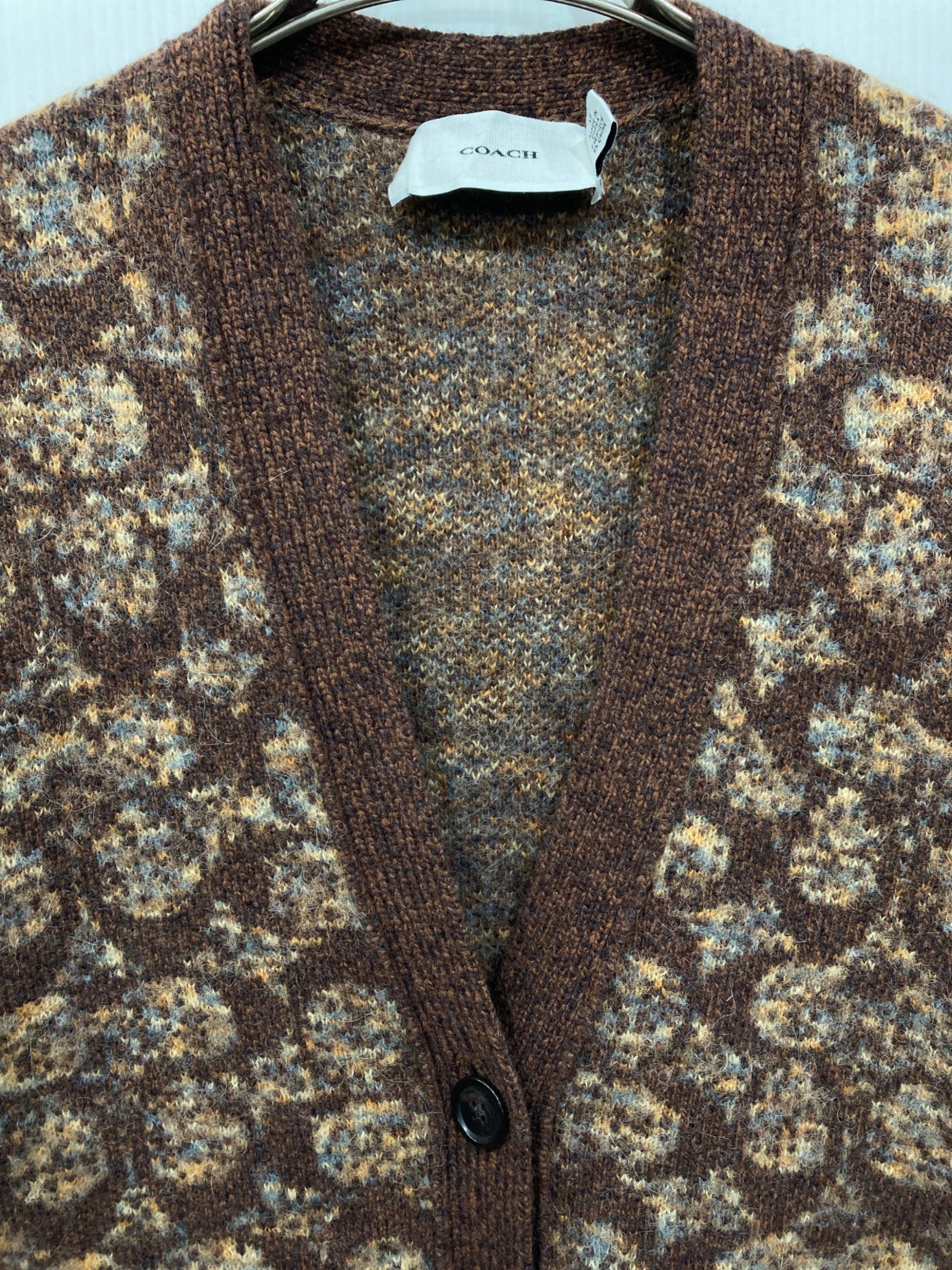 中古・古着通販】COACH (コーチ) シグネチャー ニットカーディガン