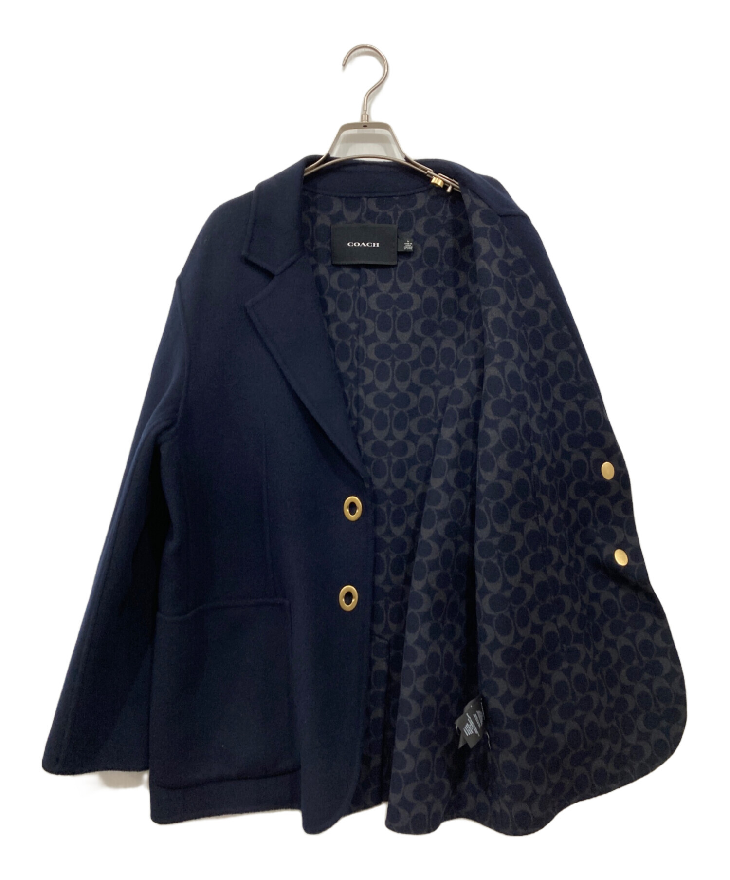 中古・古着通販】COACH (コーチ) ダブルフェイスウールブレザー