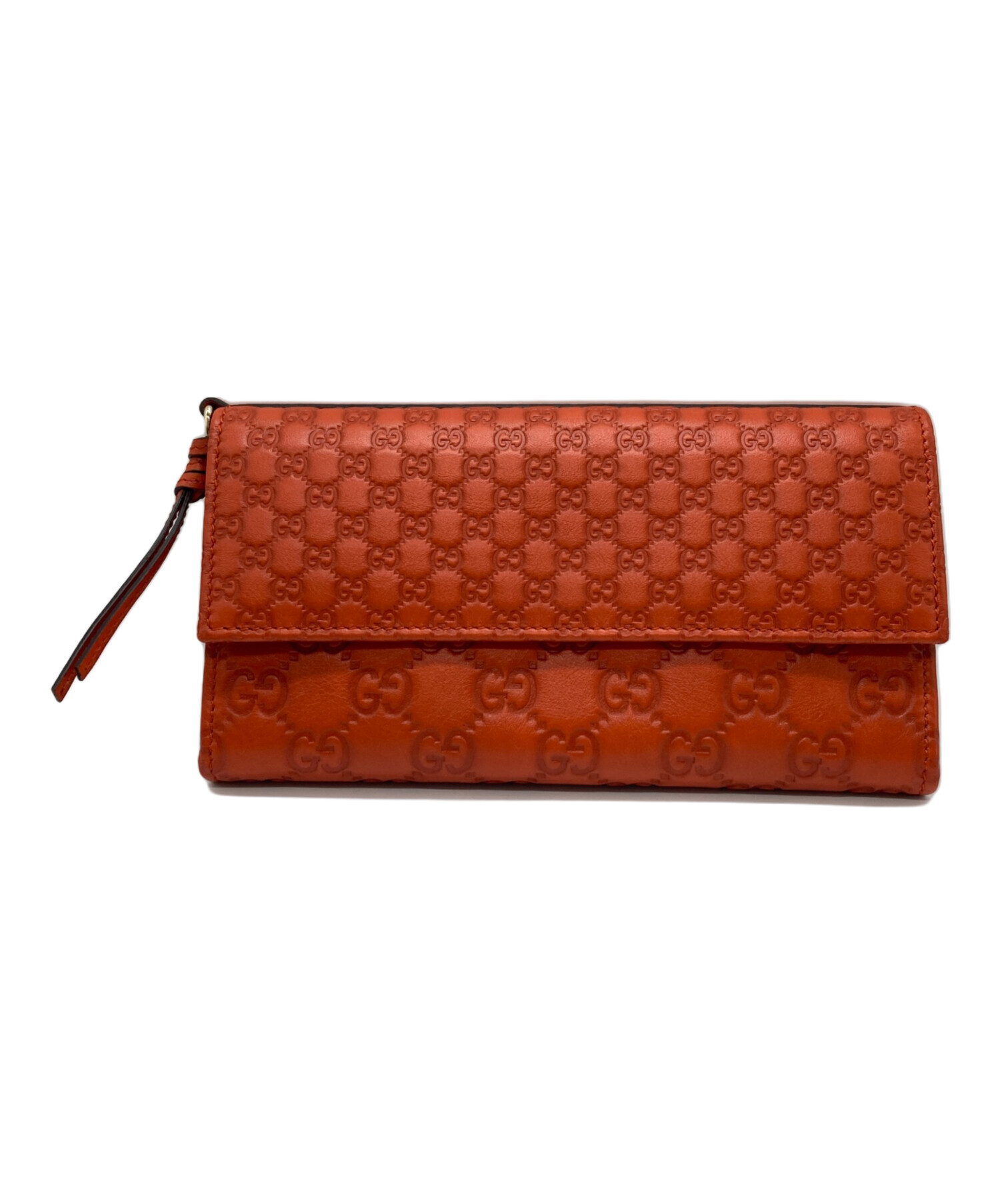 中古・古着通販】GUCCI (グッチ) 長財布 オレンジ｜ブランド・古着通販