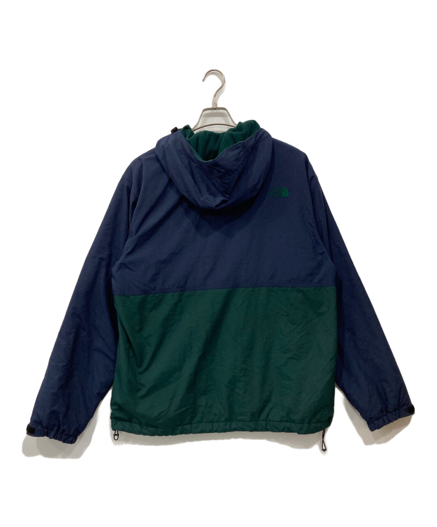 ナイロンジャケット 青緑と紺色 フード付き 中古・古着通販】THE NORTH FACE (ザ ノース フェイス) コンパクト