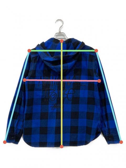 中古・古着通販】stussy (ステューシー) ブロックチェック ジップ