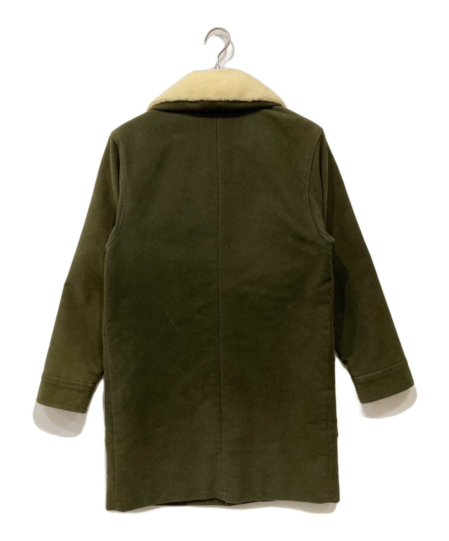 中古・古着通販】A.P.C. (アーペーセー) 襟ボアコート カーキ サイズ 