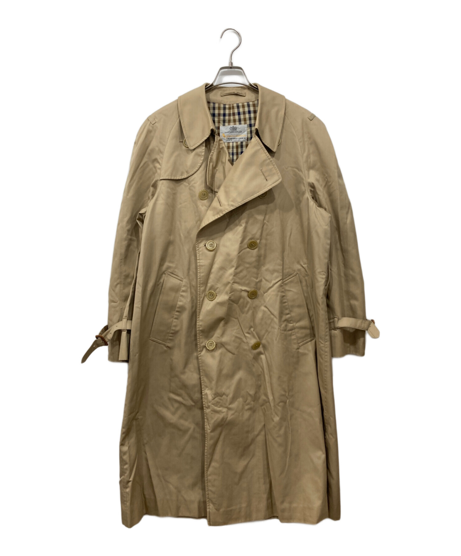 中古・古着通販】Aquascutum (アクアスキュータム) トレンチコート