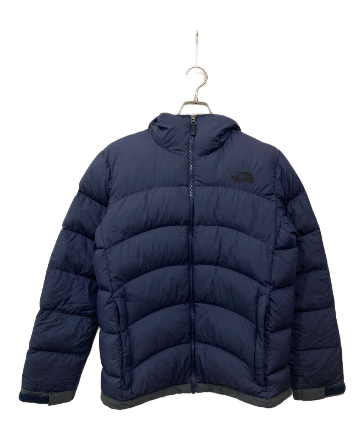 THE NORTH FACE フード付きダウンジャケット 80 ネイビー 中古・古着通販】THE NORTH FACE (ザ ノース フェイス) アコンカグア