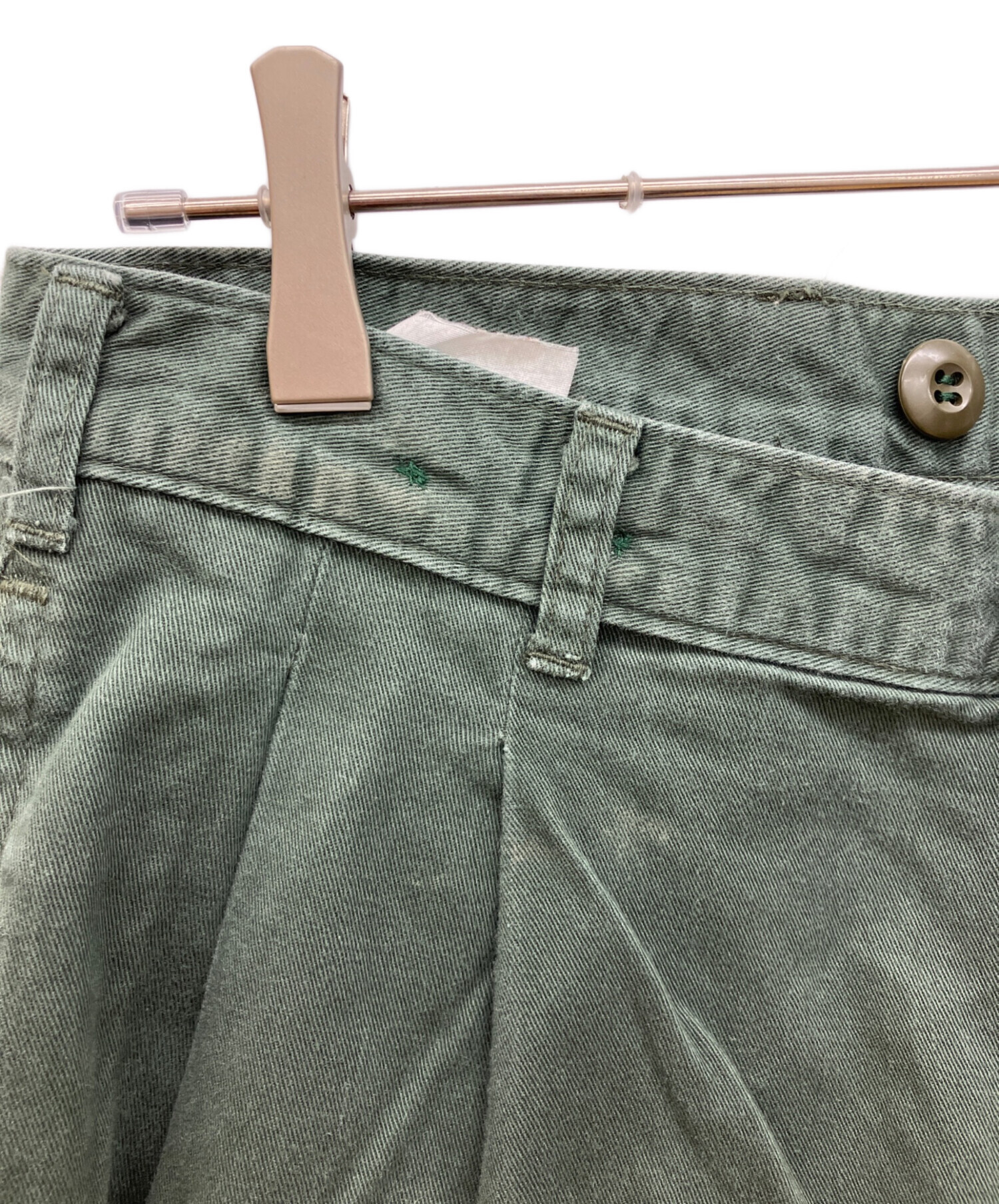 中古・古着通販】DOCKERS (ドッカーズ) 90s タックパンツ カーキ