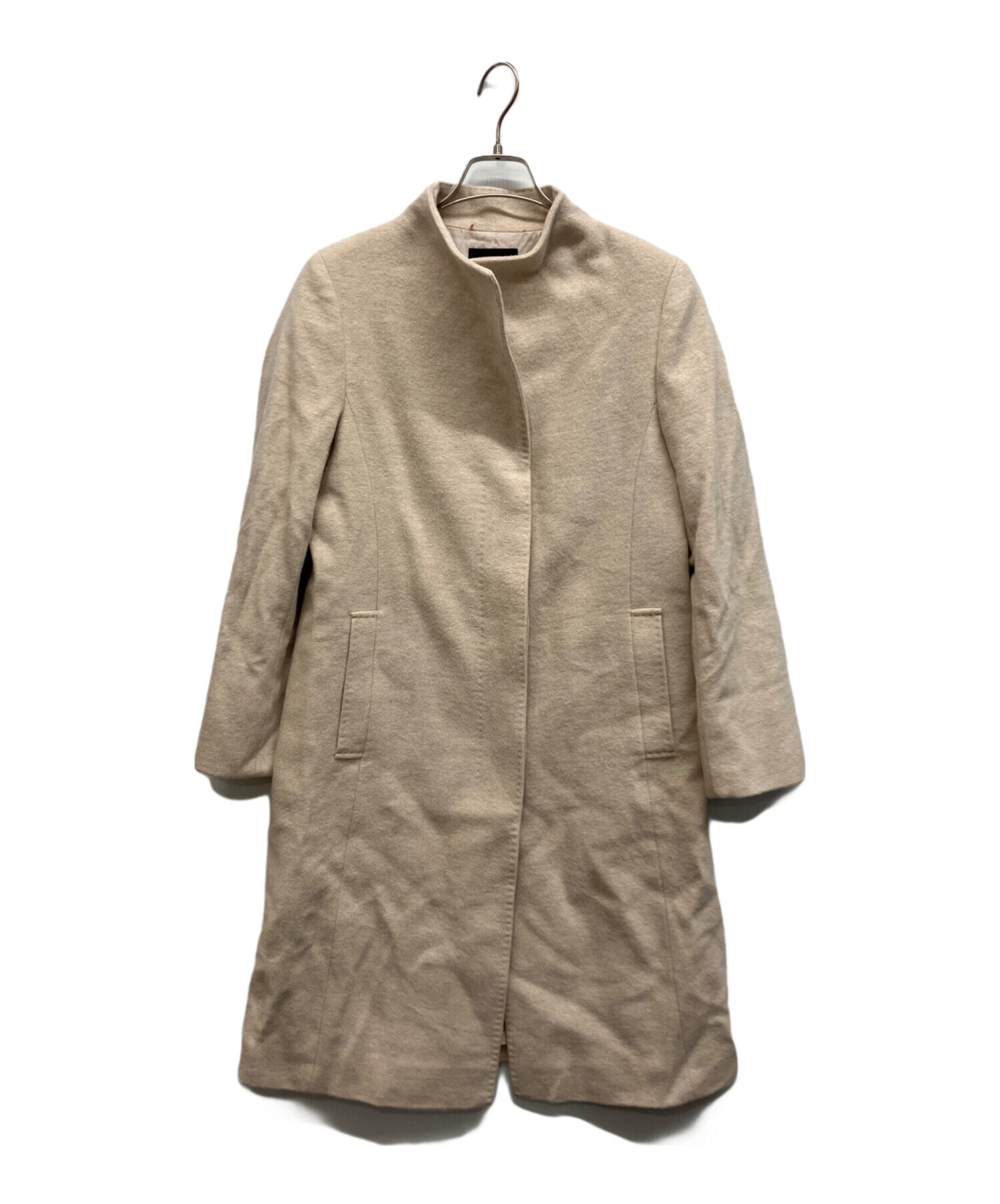 23区✨ウール カシミヤ アンゴラブレンド ロングコート ベージュ サイズ38 中古・古着通販】23区 (ニジュウサンク) カシミヤブレンドコート