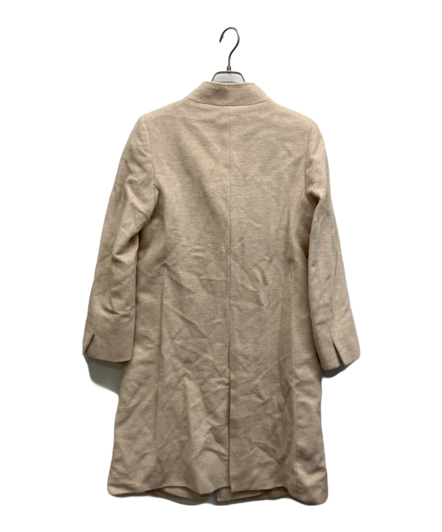 23区✨ウール カシミヤ アンゴラブレンド ロングコート ベージュ サイズ38 中古・古着通販】23区 (ニジュウサンク) カシミヤブレンドコート