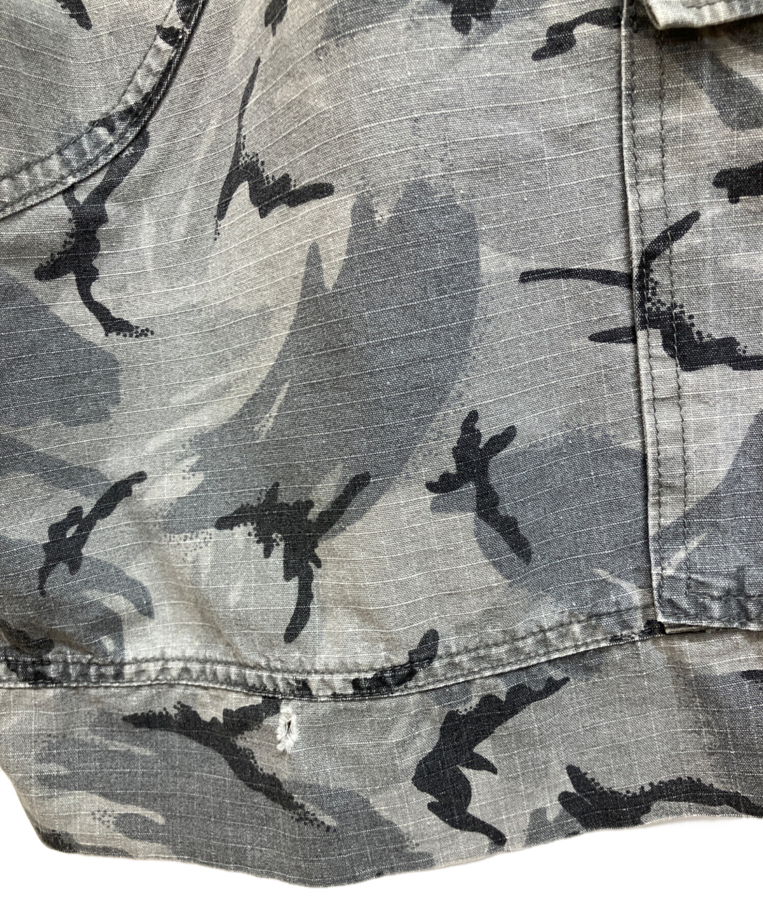中古・古着通販】stussy (ステューシー) カモ柄ハーフパンツ グレー