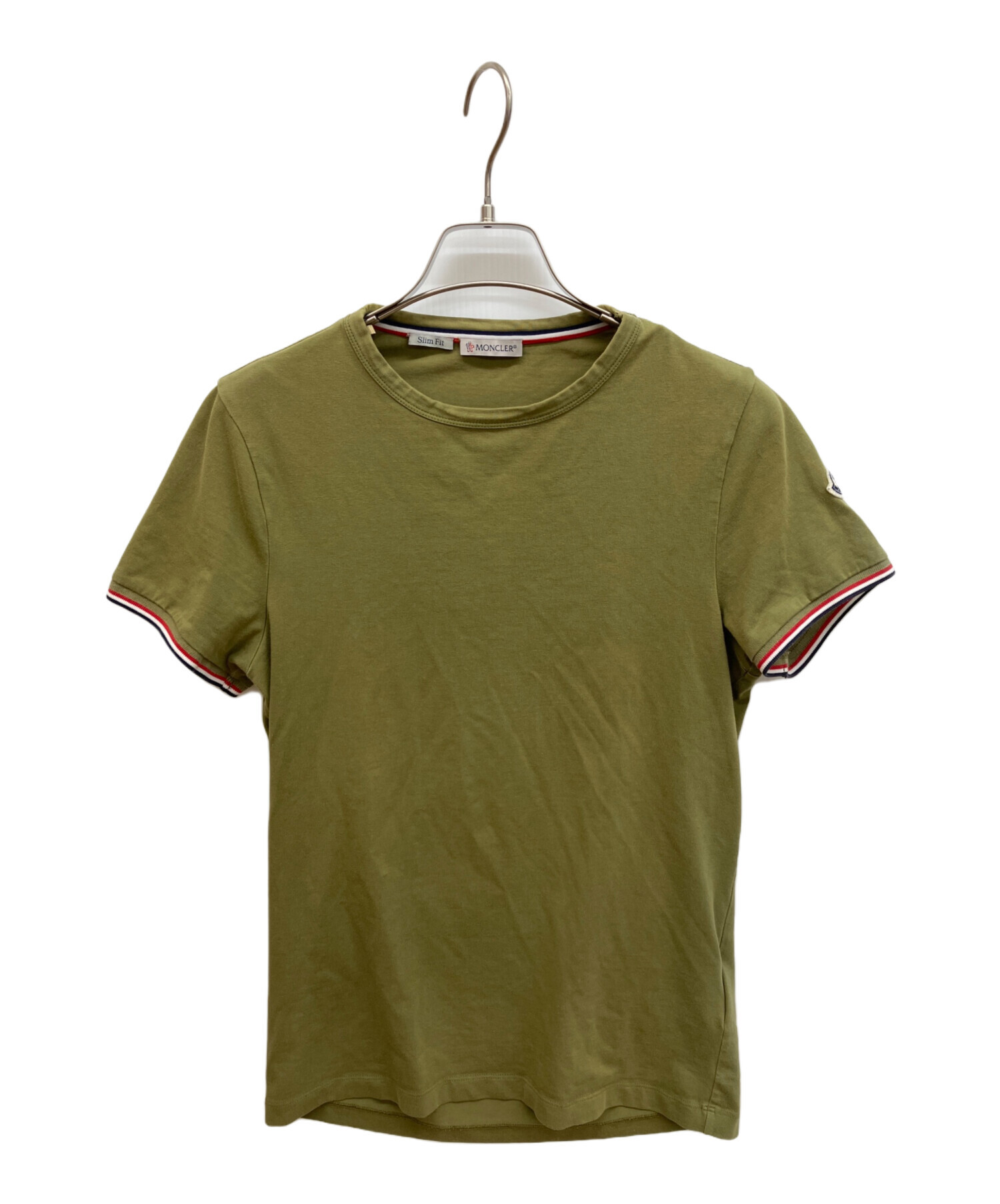 モンクレールトップス MAGLIA Tシャツ カーキ 緑 40802021195 MONCLER 