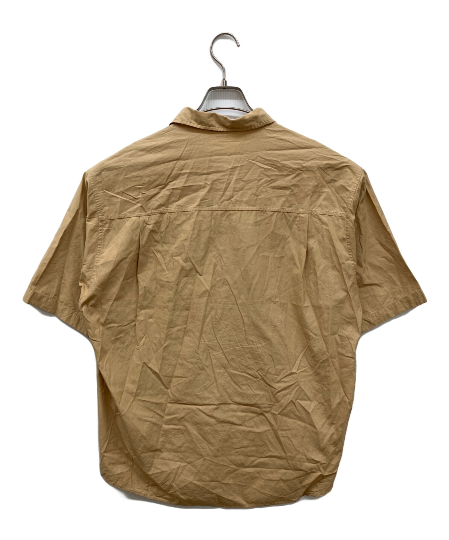 AURALEE』 HALF SLEEVED BIG SHIRTS ベージュ L 【公式通販】