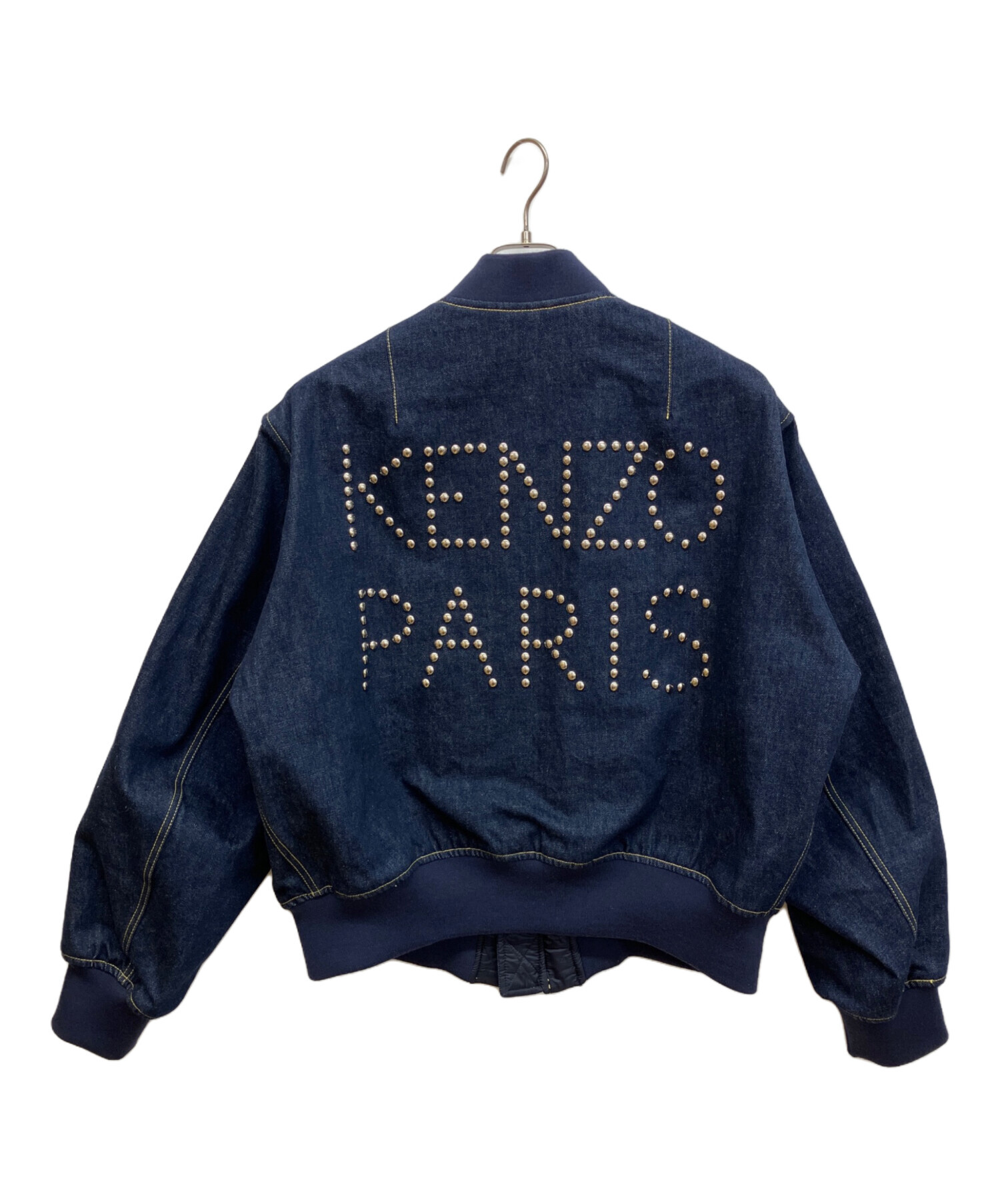 週末限定SALE! KENZO jeans ケンゾー　デニムブルゾン　北斎柄 中古・古着通販】KENZO (ケンゾー) ローズプリント デニムジャケット