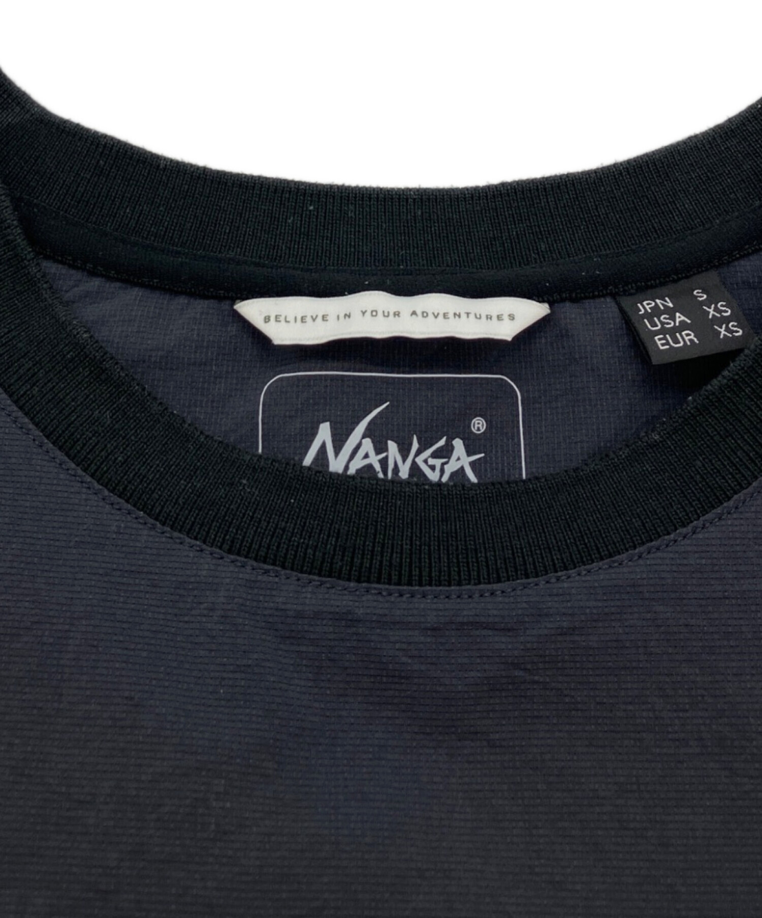 中古・古着通販】NANGA (ナンガ) DotAir COMFY TEE ブラック サイズ:S