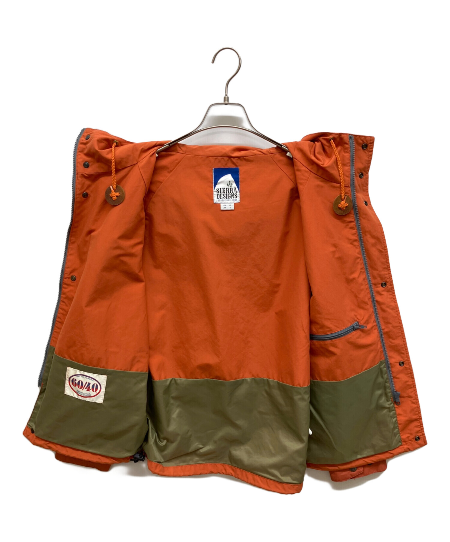 SIERRA DESIGNS オレンジ マウンテンパーカー XL 中古・古着通販】SIERRA DESIGNS (シエラデザインズ) マウンテン