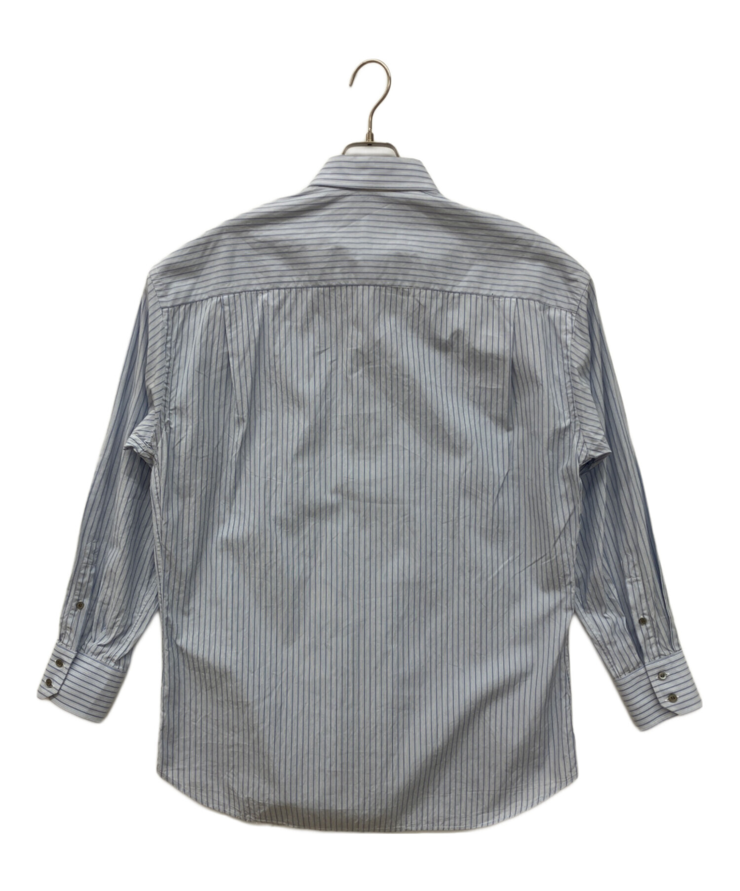 中古・古着通販】GUCCI (グッチ) ストライプシャツ スカイブルー 中古・古着通販】GUCCI (グッチ) ストライプシャツ スカイブルー