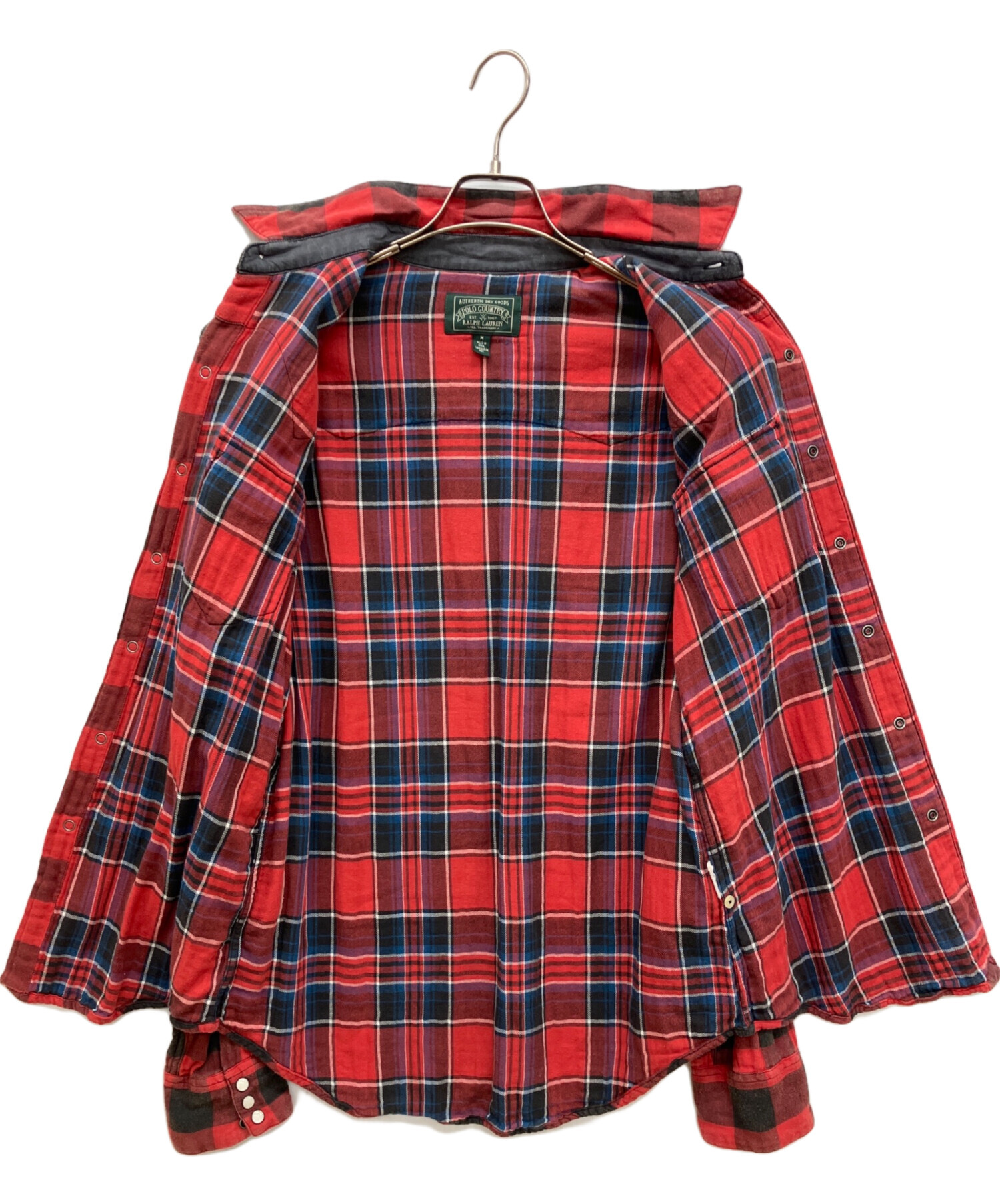 中古・古着通販】POLO COUNTRY (ポロカントリー) チェックシャツ 