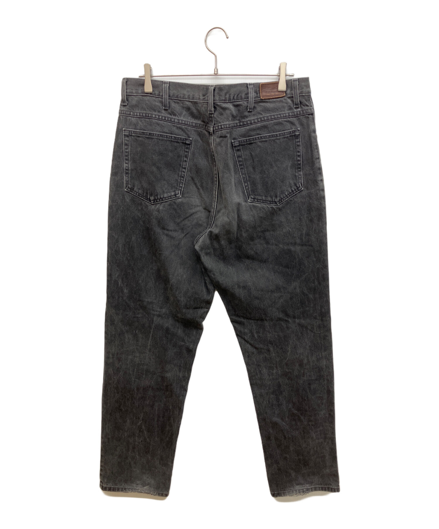 中古・古着通販】L.L.Bean (エルエルビーン) ブラックテーパードデニム