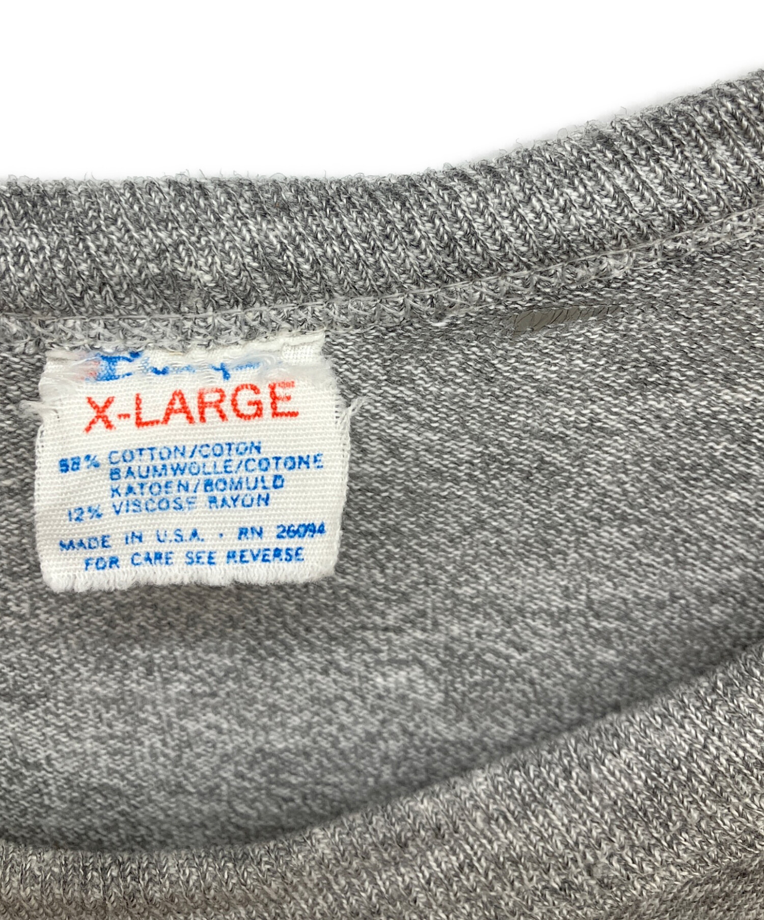 中古・古着通販】Champion (チャンピオン) 88/12ボディ ヴィンテージT