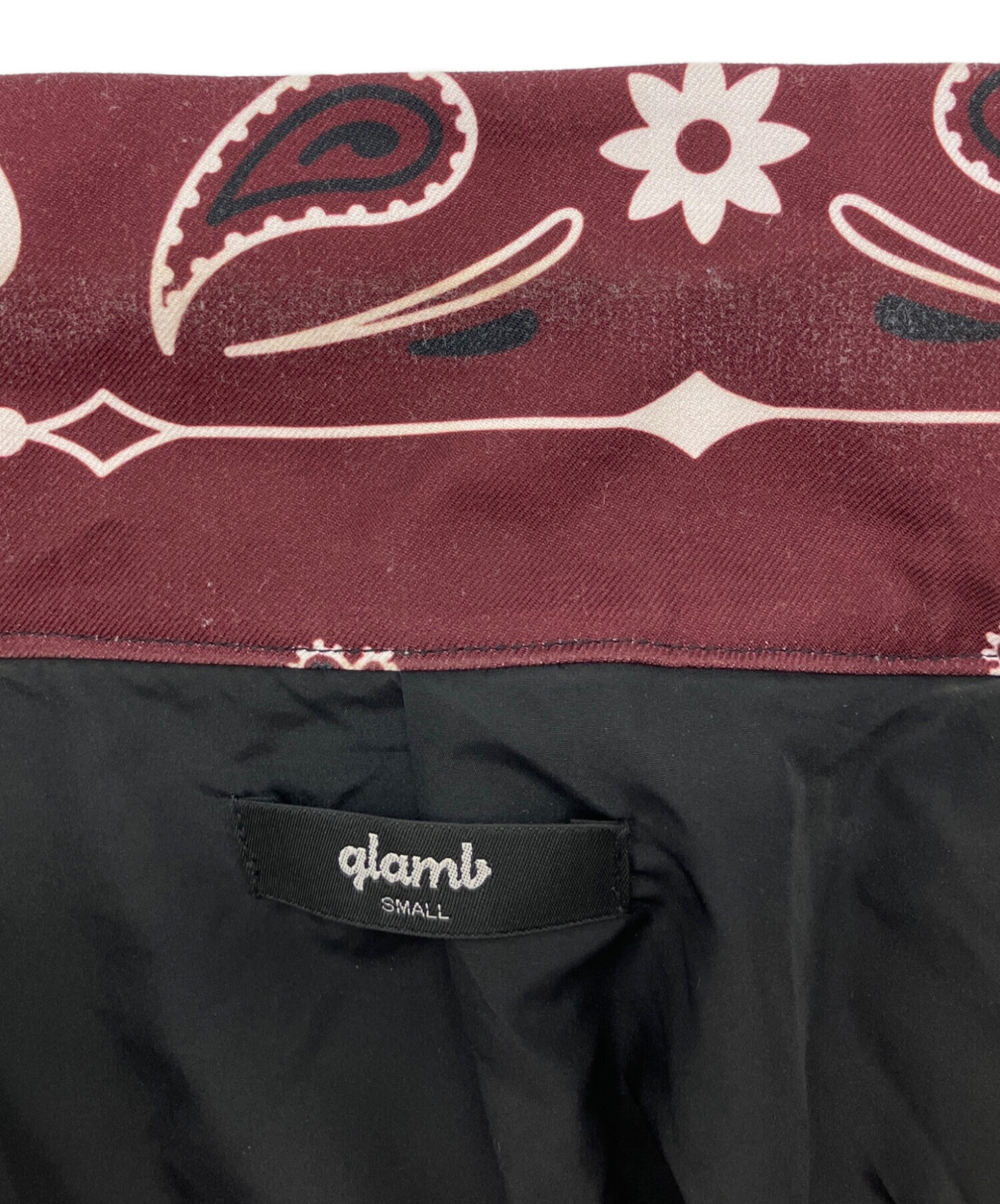 中古・古着通販】glamb (グラム) Big Paisley Blouson ビッグ 