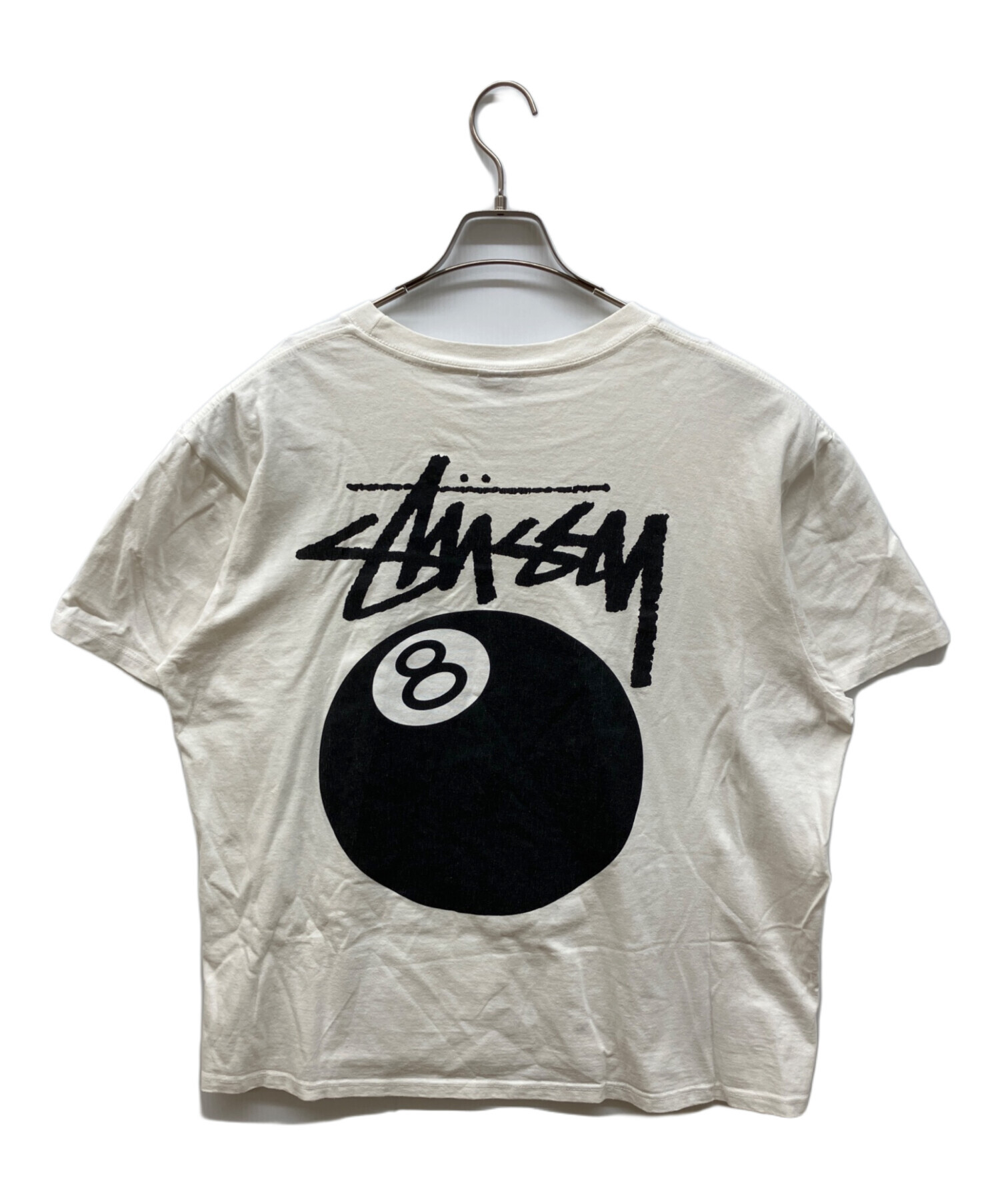 中古・古着通販】stussy (ステューシー) 8ボールロゴTシャツ ホワイト 