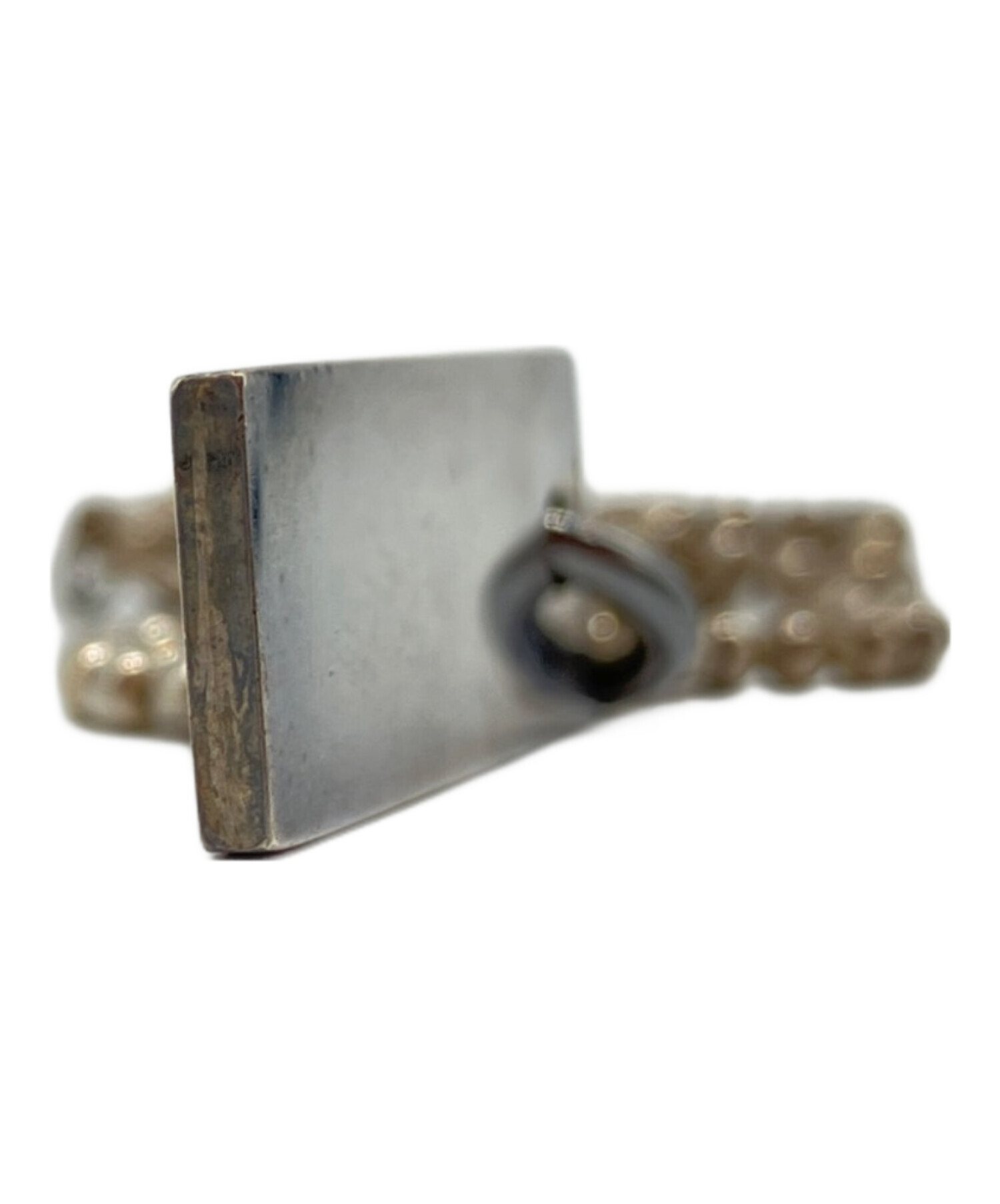 ■中古良品!Nissy愛用 GUCCI／シルバーチェーンブレスレット　18サイズ 中古・古着通販】GUCCI (グッチ) ボールチェーンブレスレット シルバー