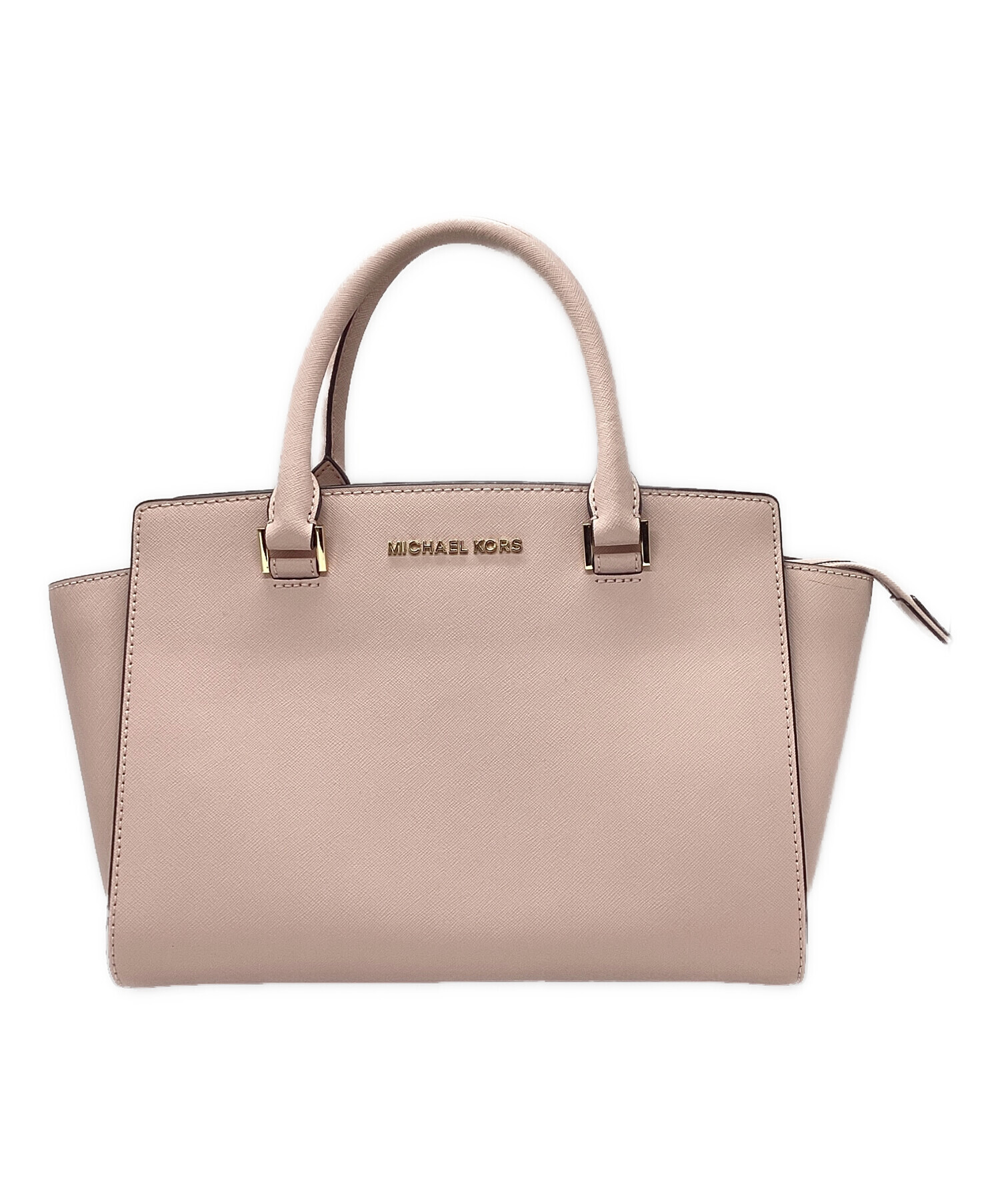 未使用☆マイケルコース ２WAYハンドバッグ ショルダーバッグ 薄いピンクレザー 中古・古着通販】MICHAEL KORS (マイケル・コース) 2WAYショルダー