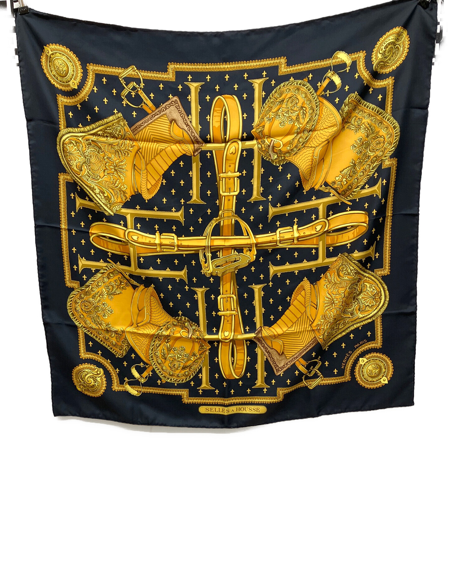 HERMES】カレ90 SELLES A HOUSSE 中古】エルメス HERMES SELLES A