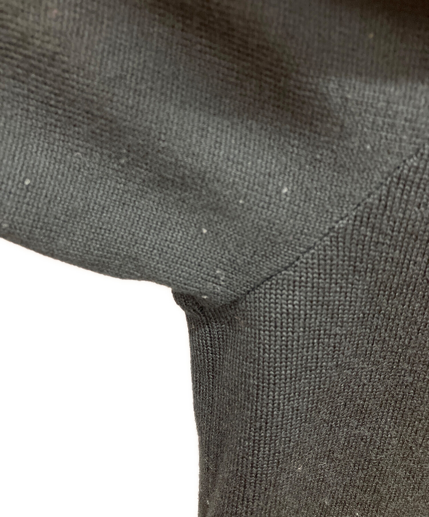 中古・古着通販】sacai (サカイ) Wool Knit × Suiting Jacket ブラック