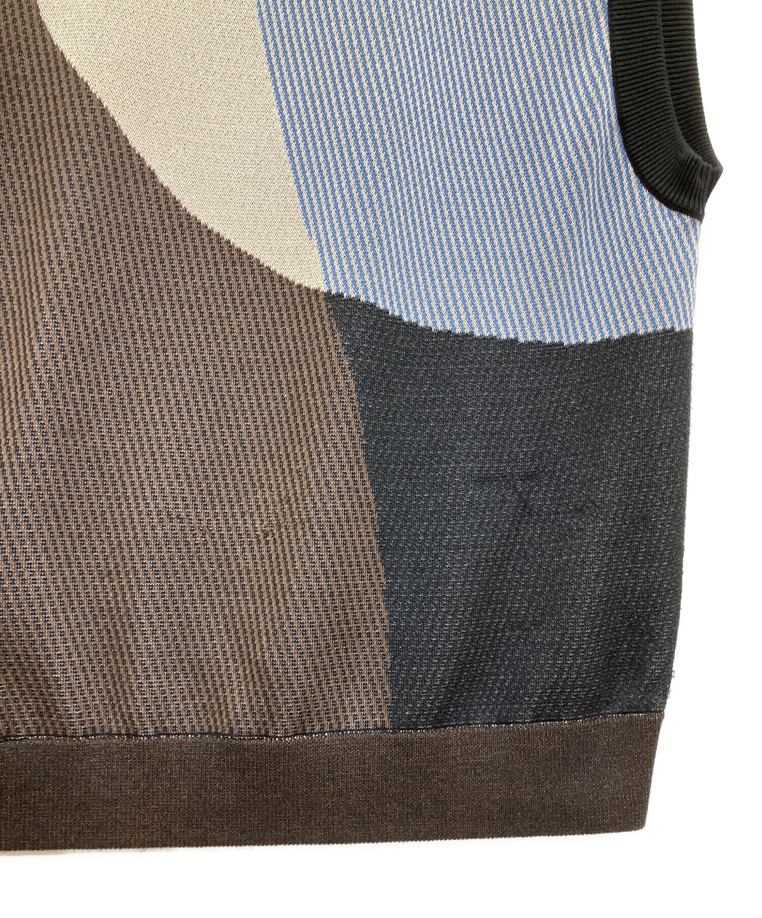 taupe トープ ニット・セーター メンズ 【古着】【中古】 中古・古着通販】TAUPE (トープ) ニットベスト ブラウン サイズ:03