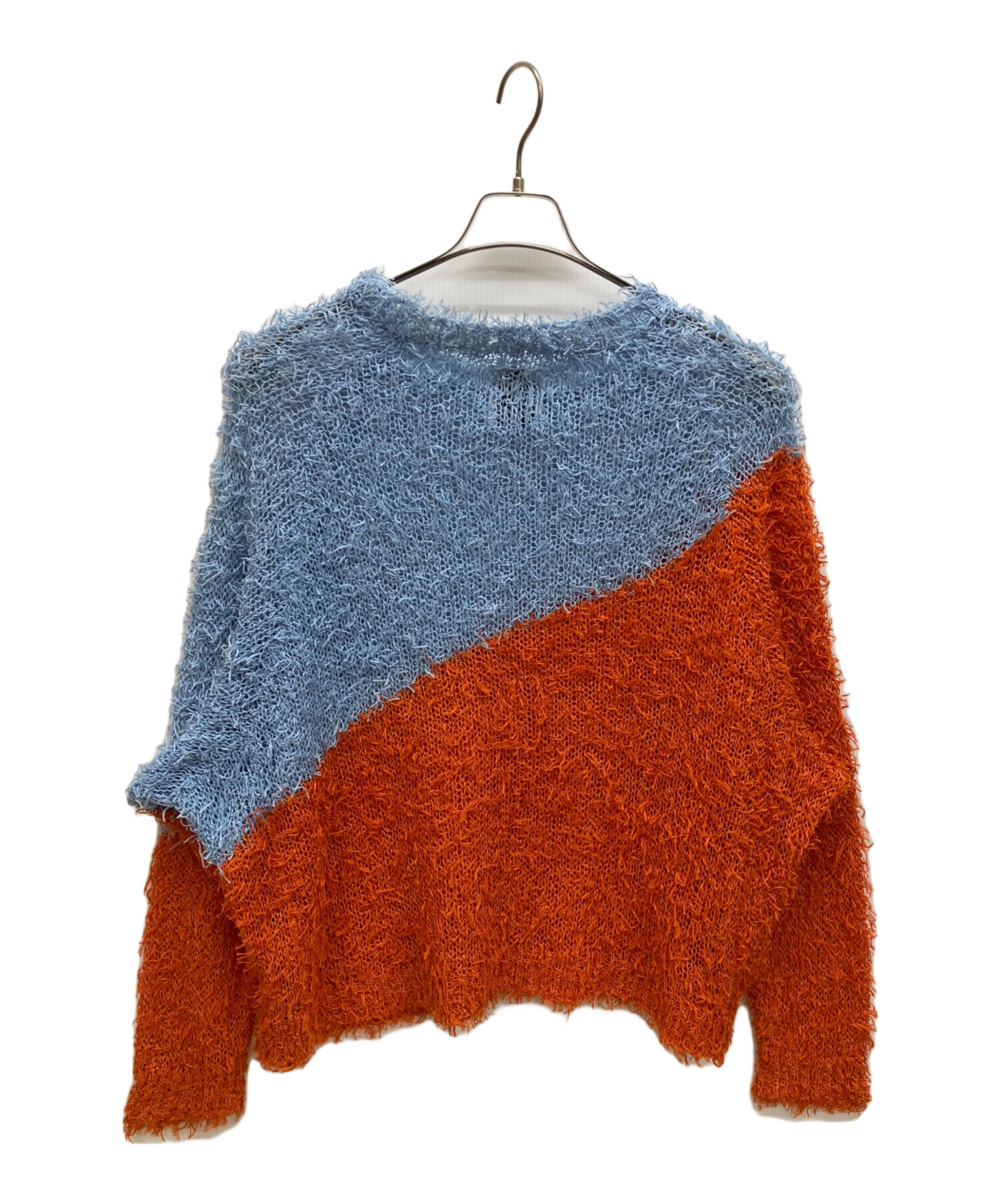 未使用 Kota Gushiken コウタグシケン ニット モヘア ブルー 未使用 Kota Gushiken コウタグシケン 22AW PUNKISH HAIRY MOHAIR