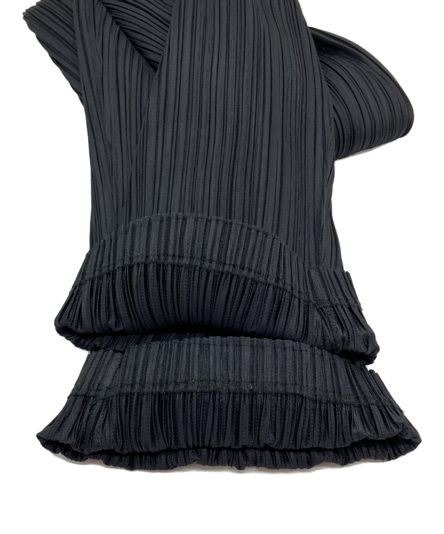 プリーツプリーズ パンツ ブラック サイズ2 プリーツプリーズ プリーツ