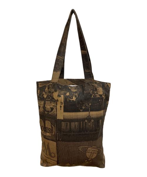 24時間以内発送！Vivienne Westwoodブラウンキャンバスバッグ 中古・古着通販】Vivienne Westwood (ヴィヴィアンウエストウッド