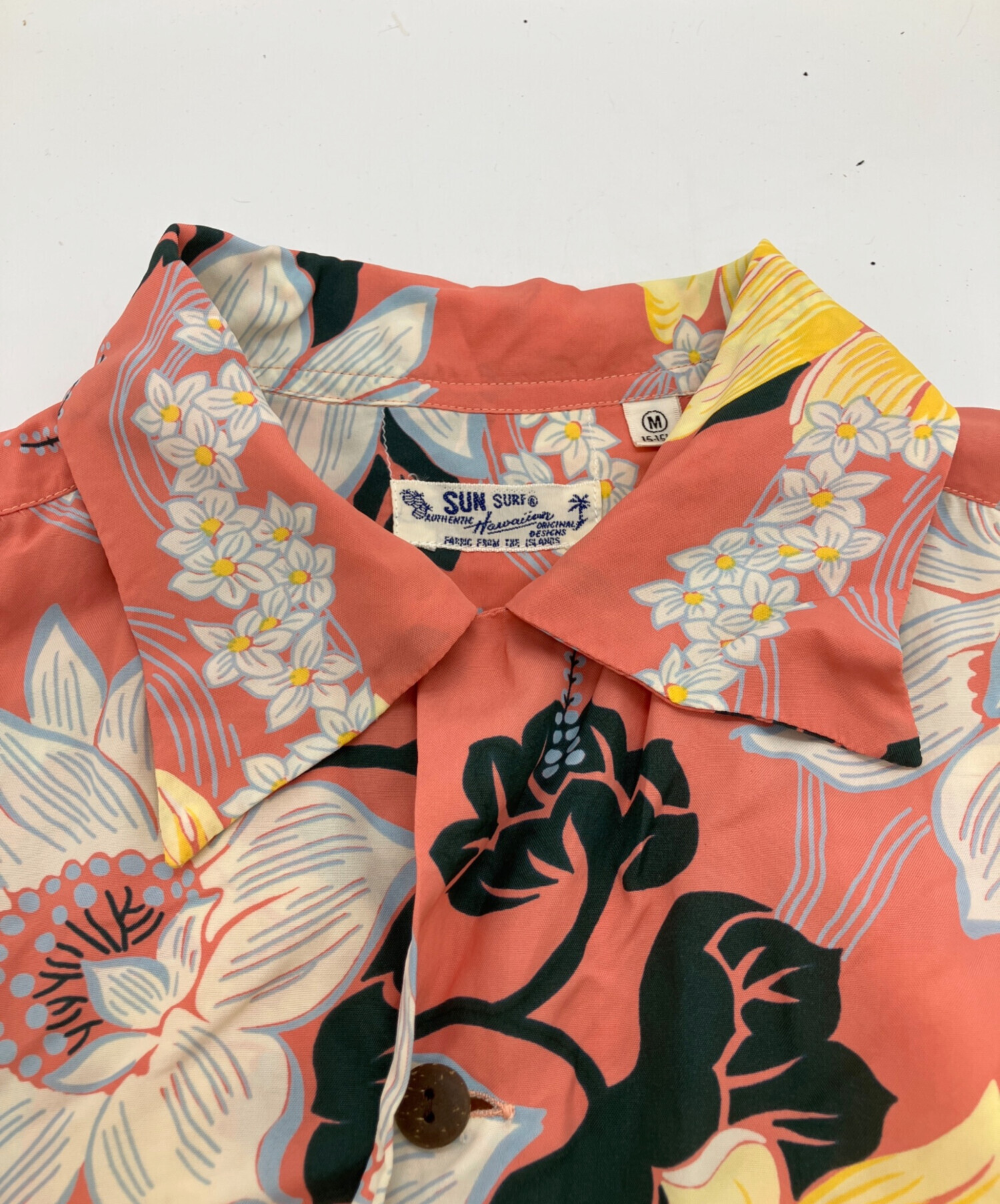 中古・古着通販】Sun Surf (サンサーフ) アロハシャツ ピンク サイズ:M
