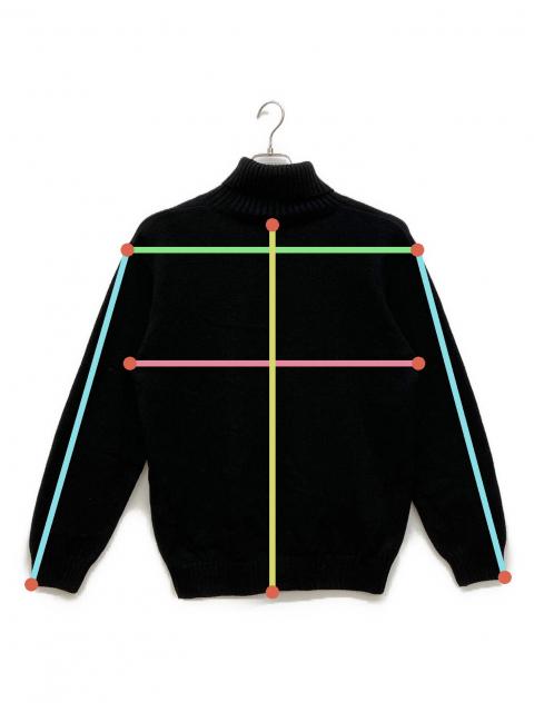 HYSTERICGLAMOUR★ラメタートルネックニット●デストロイモンスターズ HYSTERICGLAMOUR☆ラメタートルネックニット○デストロイ