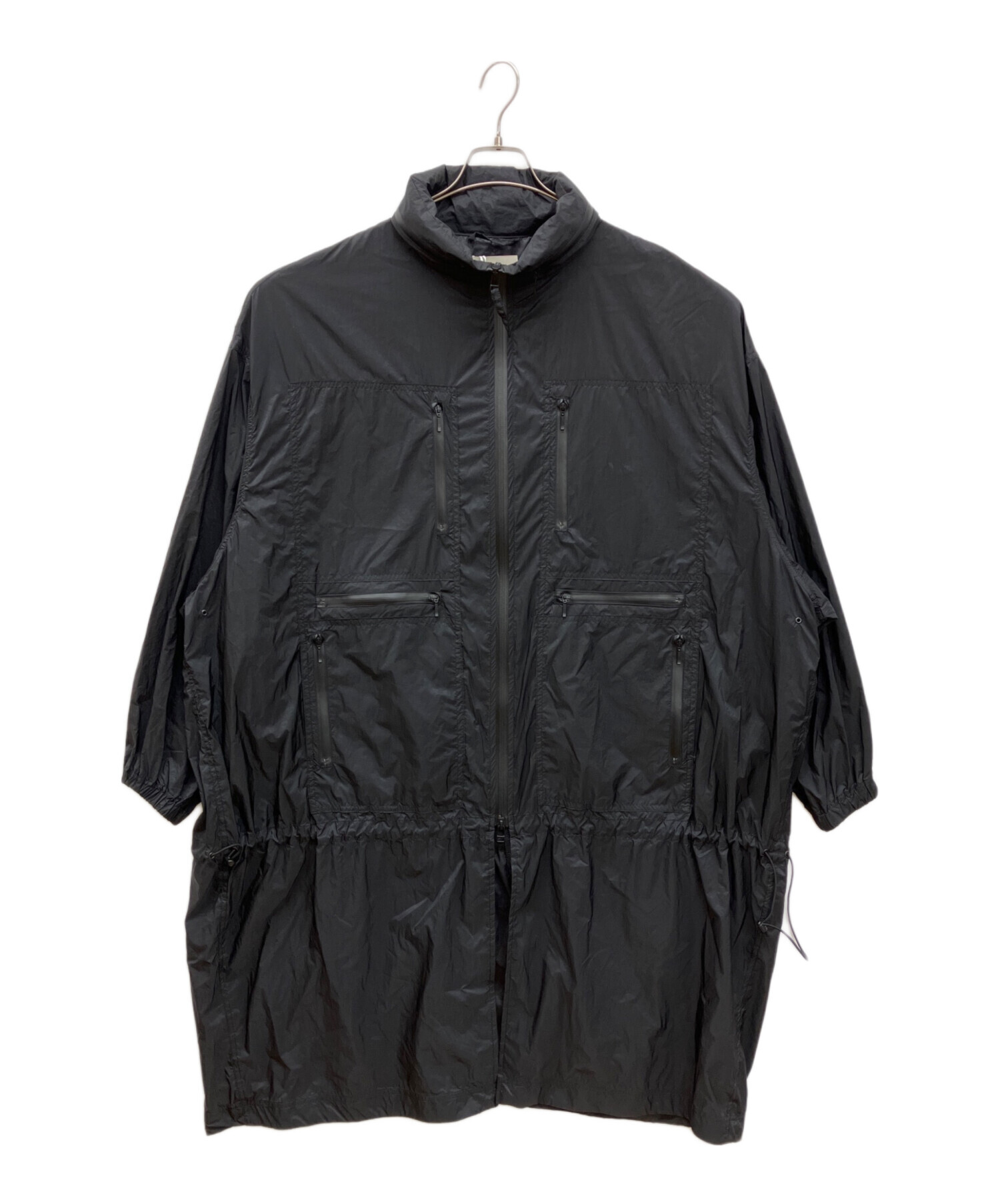 中古・古着通販】YOKE (ヨーク) NYLON UTILITY OVER COAT ブラック 