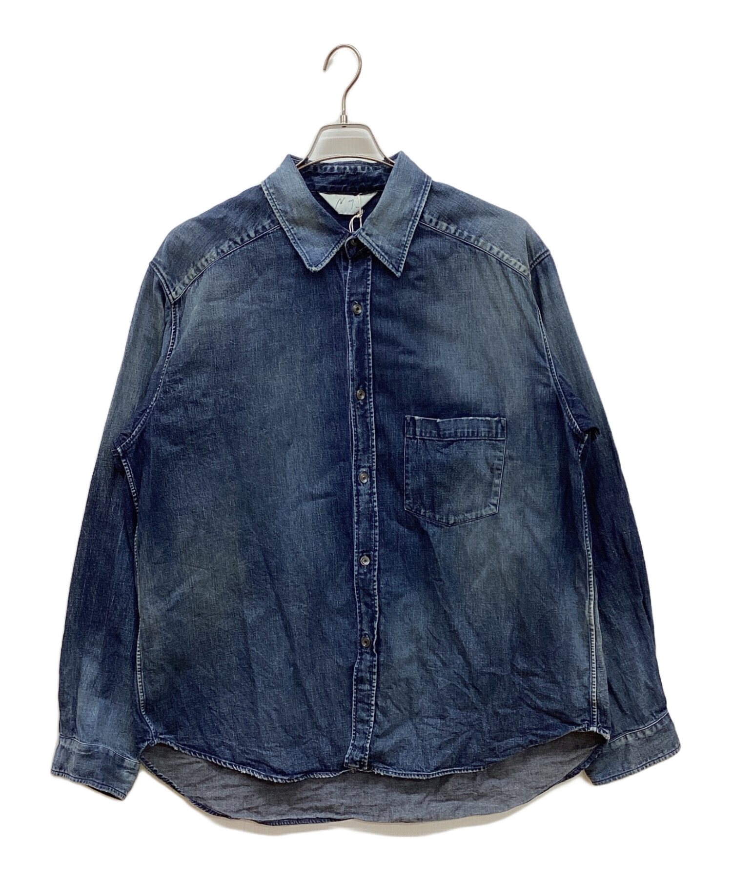 中古・古着通販】ANCELLM (アンセルム) DRESS DENIM SHIRT デニム