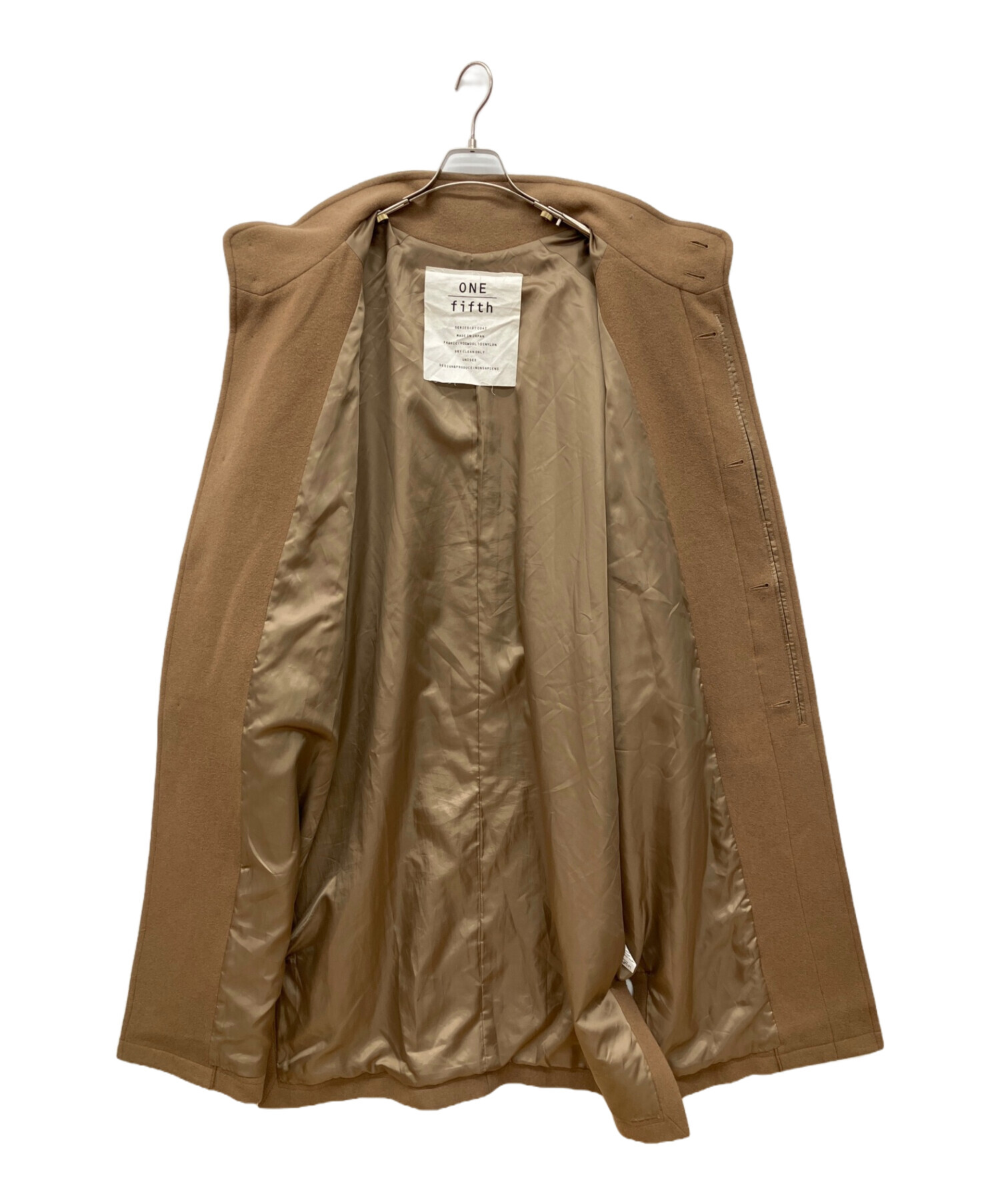 中古・古着通販】ONE FIFTH (ワンフィフス) スタンドカラーコート