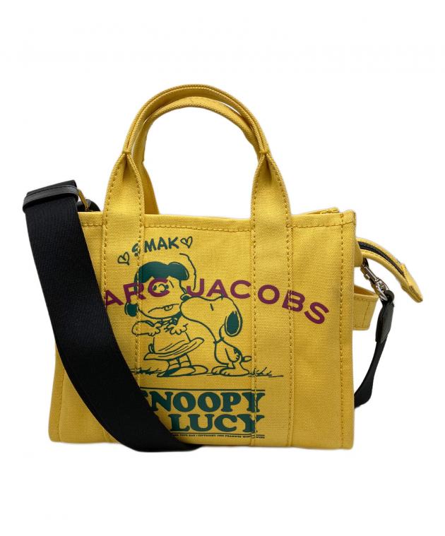 2-2439【新品未使用】マークジェイコブス スヌーピーコラボ　ミニトート 中古・古着通販】MARC JACOBS (マークジェイコブス) PEANUTS